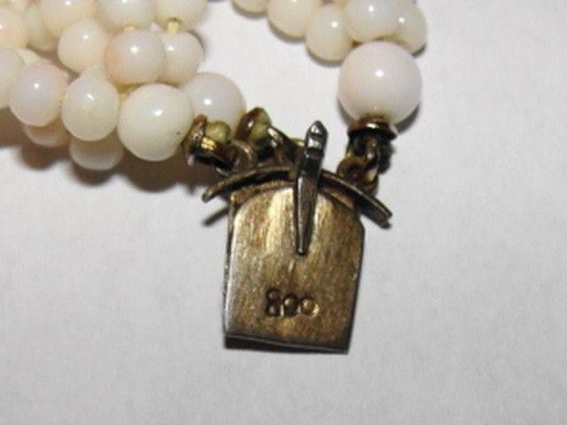 Handmade Angel Skin Coral Bead Bracelet Size ONE SIZE - 5 Thumbnail