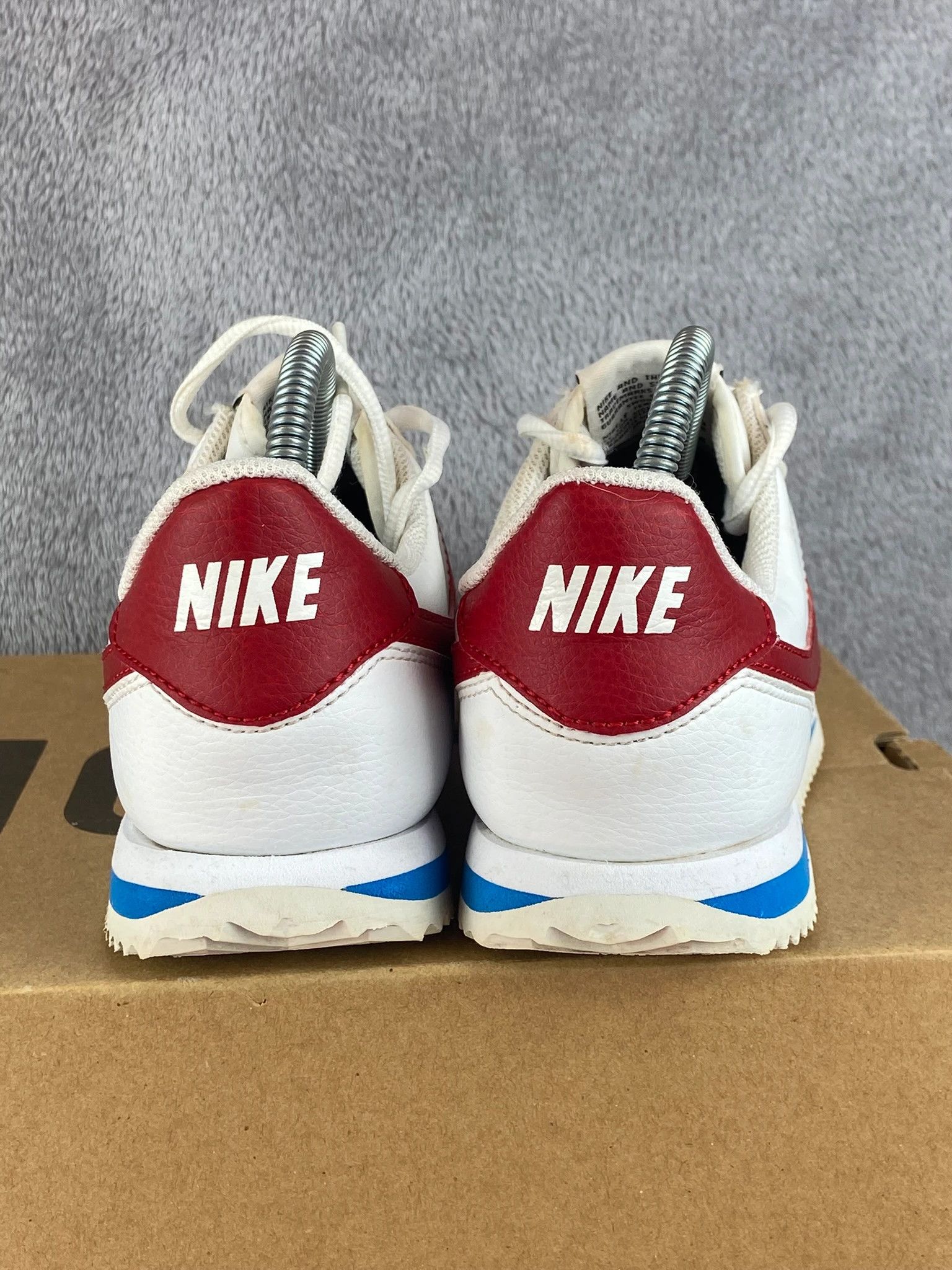 Nike Nike Cortez sneakers white red swoosh retro Size US 5 / EU 37 - 3 Thumbnail