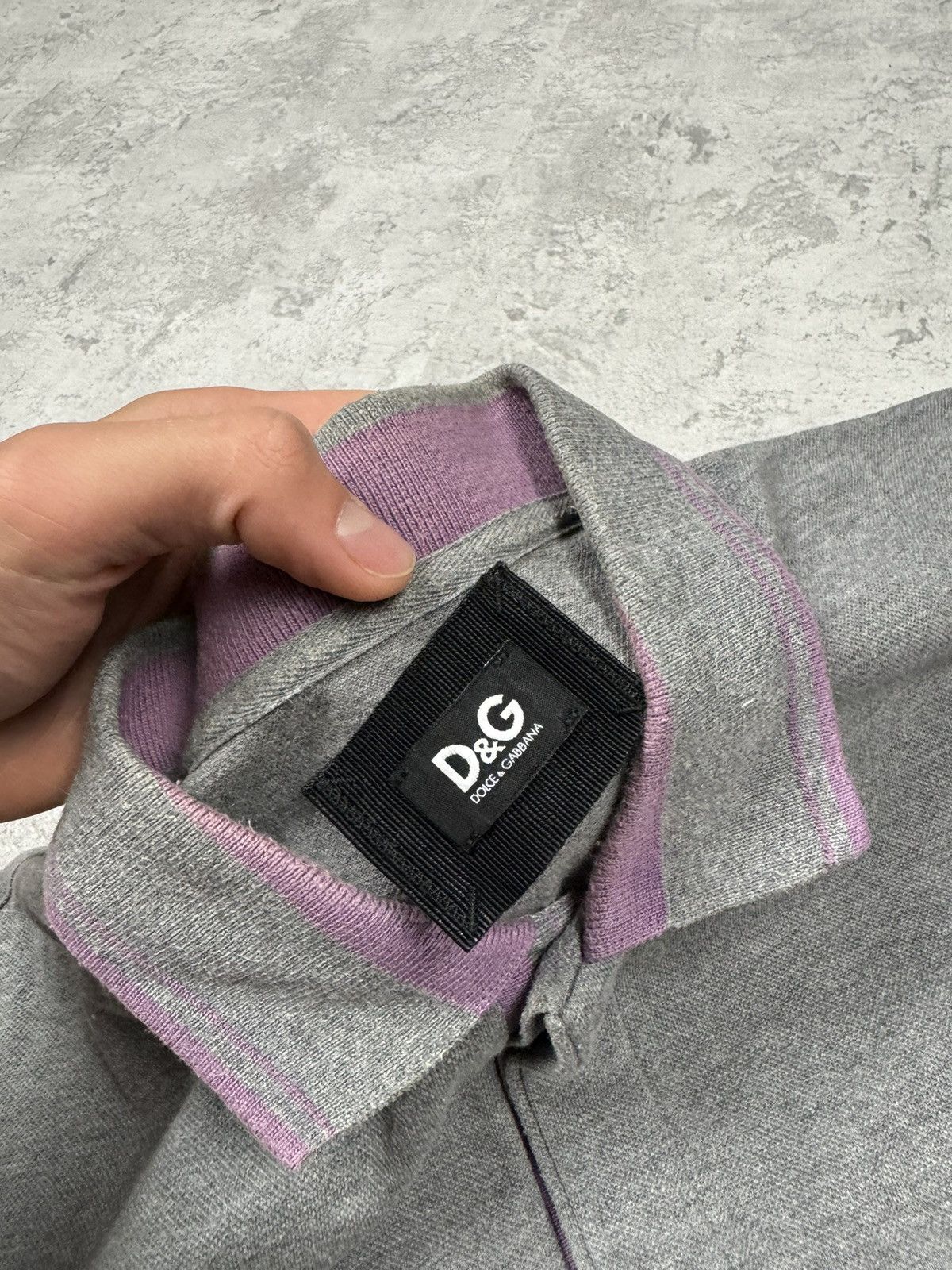 Dolce & Gabbana Dolce & Gabbana Gray Polo Shirt Size 50 Size US M / EU 48-50 / 2 - 9 Thumbnail