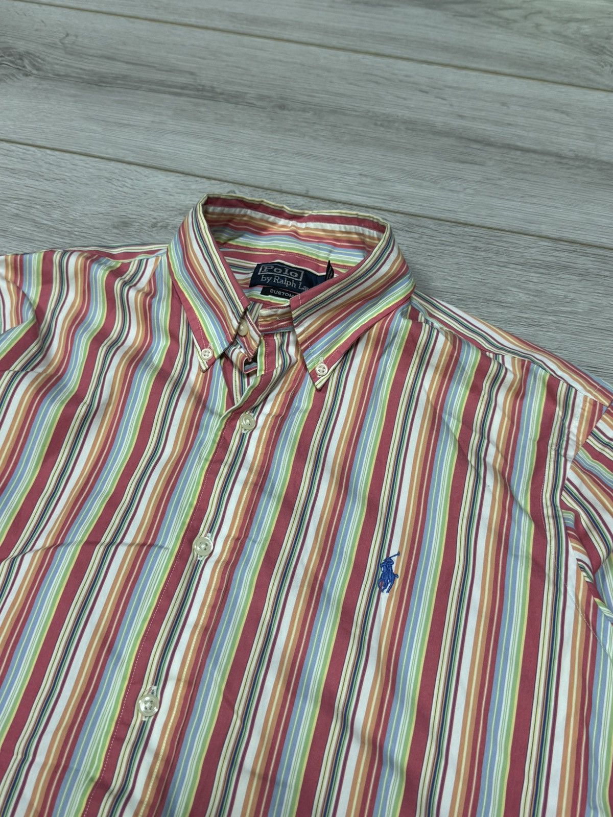 Polo Ralph Lauren Ralph Lauren POLO vintage stripped shirt buttons Size US M / EU 48-50 / 2 - 3 Thumbnail