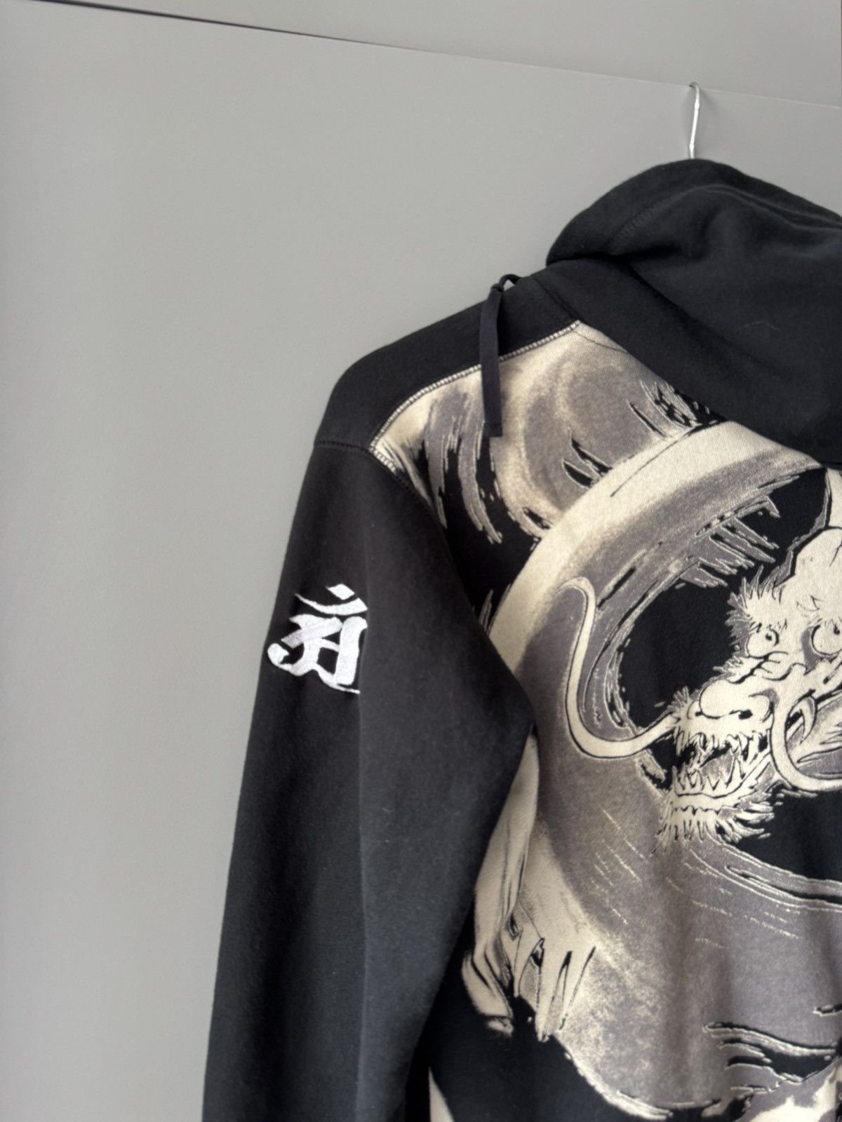 Japanese Brand Vintage Sukajan Dragon Over Print Hoodie Jacket Size US S / EU 44-46 / 1 - 2 Thumbnail