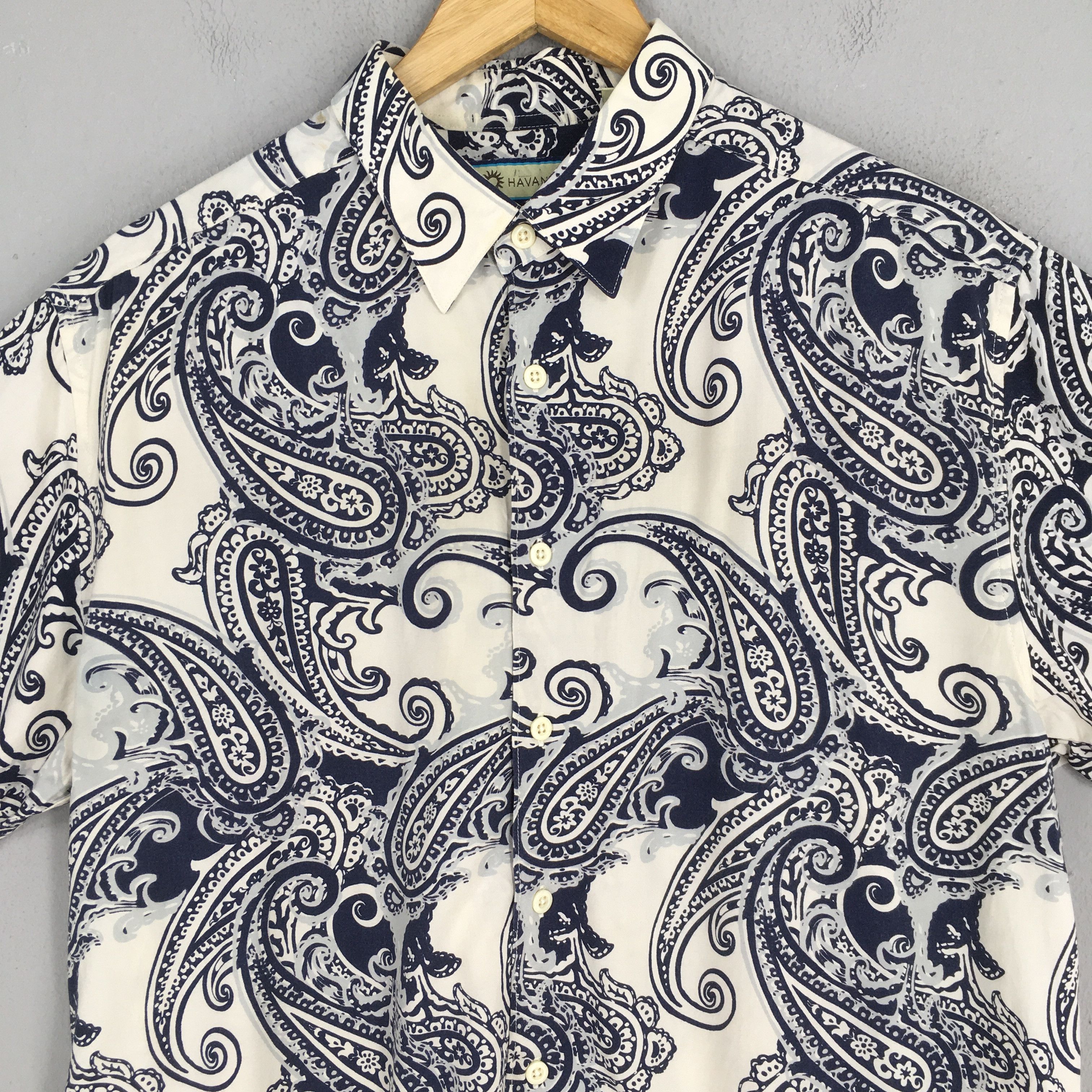Vintage Vintage Havanera Paisley Floral Pattern Shirt Large Size US L / EU 52-54 / 3 - 2 Thumbnail
