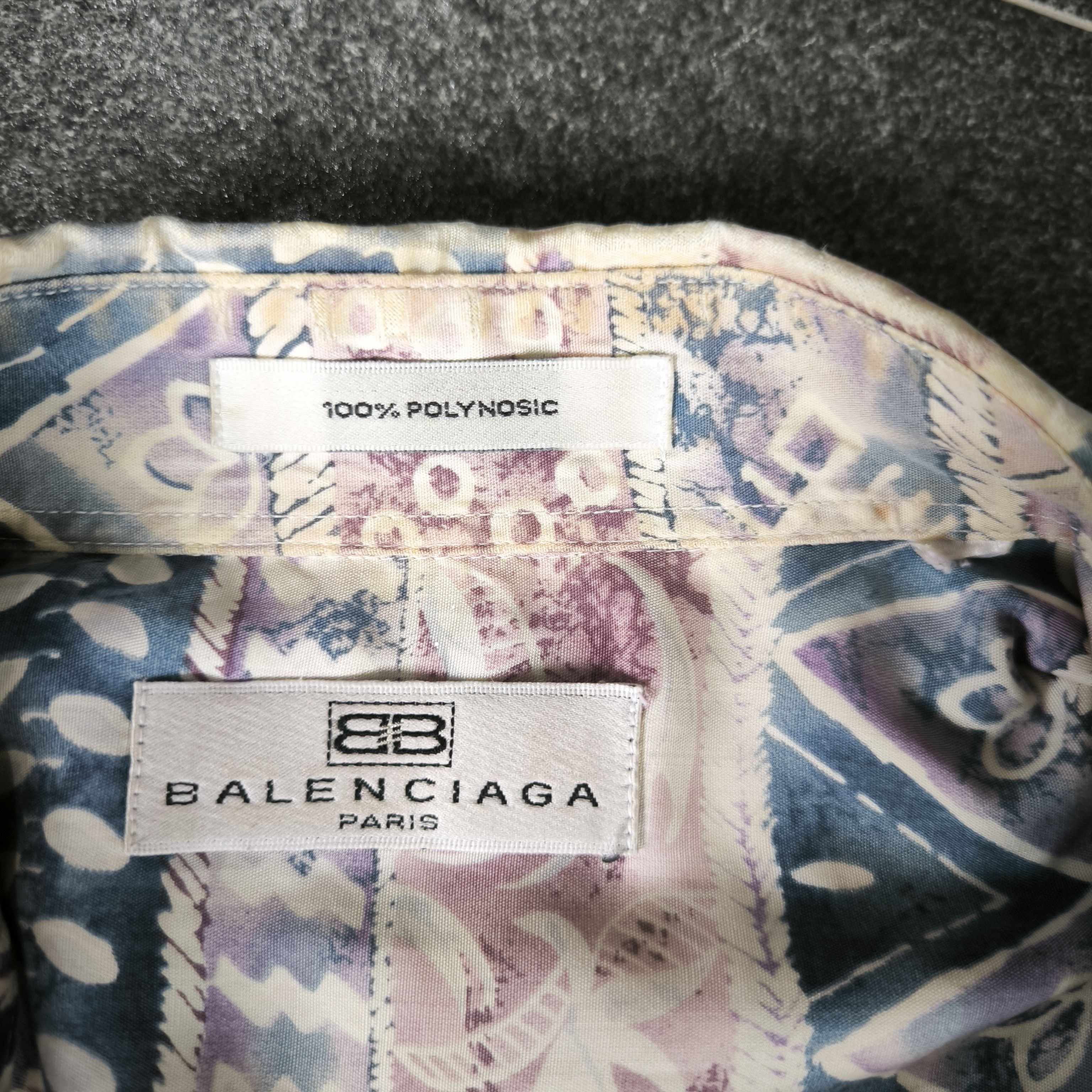 Balenciaga Vintage Balenciaga Pattern Shirt Size US S / EU 44-46 / 1 - 3 Thumbnail