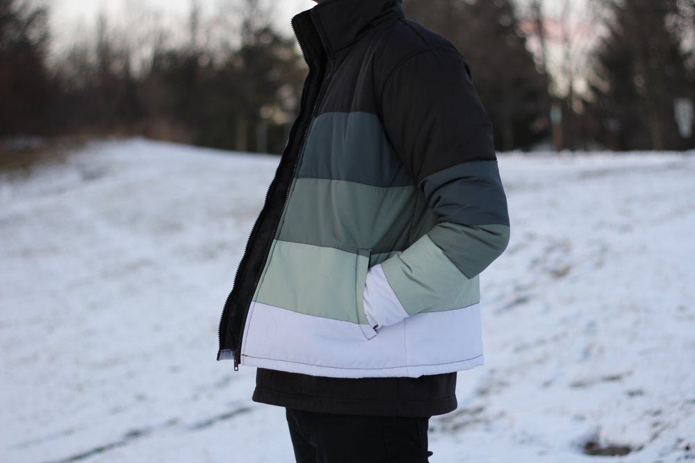 Steady Hands Green Tint Puffer Jacket Size US L / EU 52-54 / 3 - 4 Thumbnail