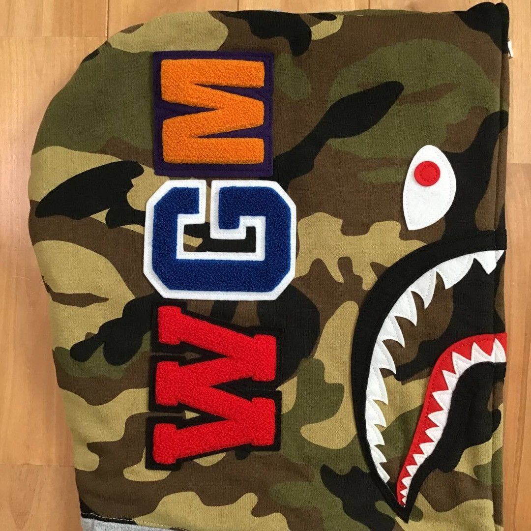 Bape 2024 BAPE CAMO 1st Shark full zip hoodie a bathing ape Size US L / EU 52-54 / 3 - 5 Thumbnail