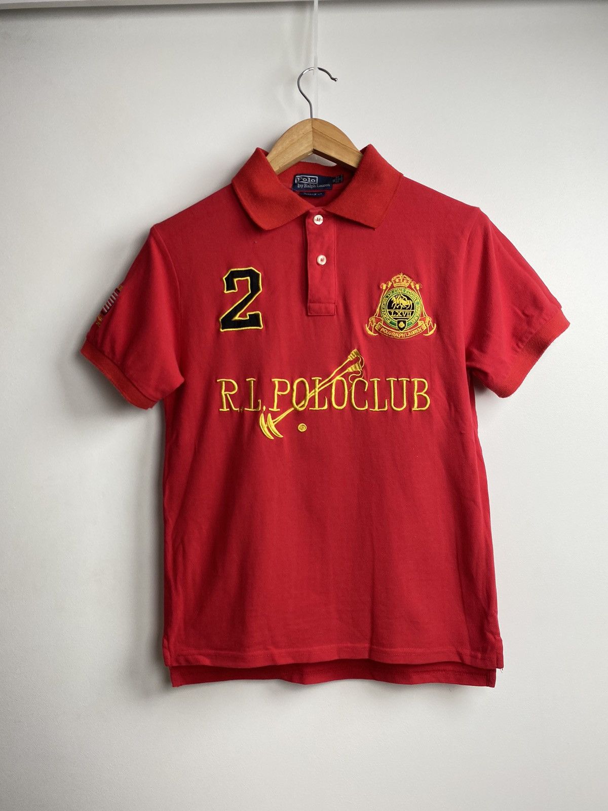 【イギリス国旗】ラルフローレン　ポロシャツ　mercer polo team POLO ラルフローレン ポロシャツ イギリス国旗 165/92A M - メルカリ