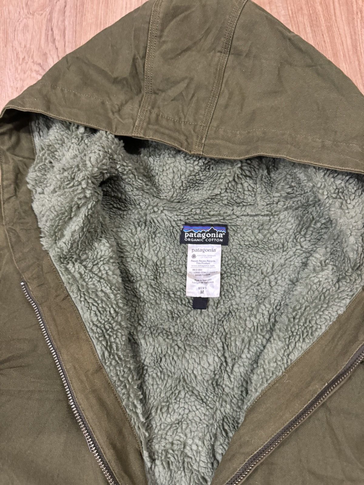 Patagonia PATAGONIA OLIVE GREEN SHERPA JACKET Size US M / EU 48-50 / 2 - 3 Thumbnail