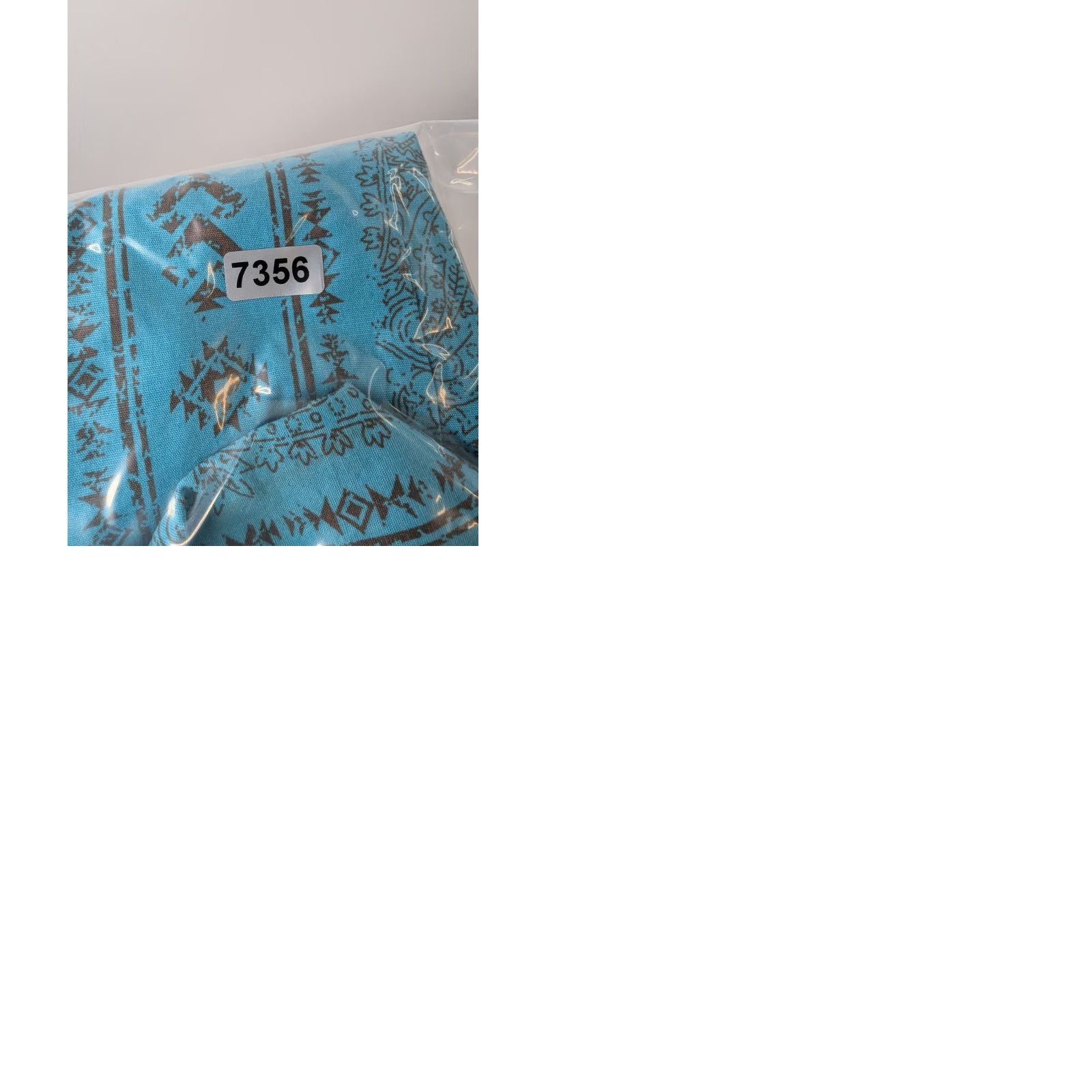 Vintage VINTAGE Panhandle Rough Stock Western Shirt Womens L Turquoise Bandana Print Pearl Snap Size L / US 10 / IT 46 - 9 Thumbnail