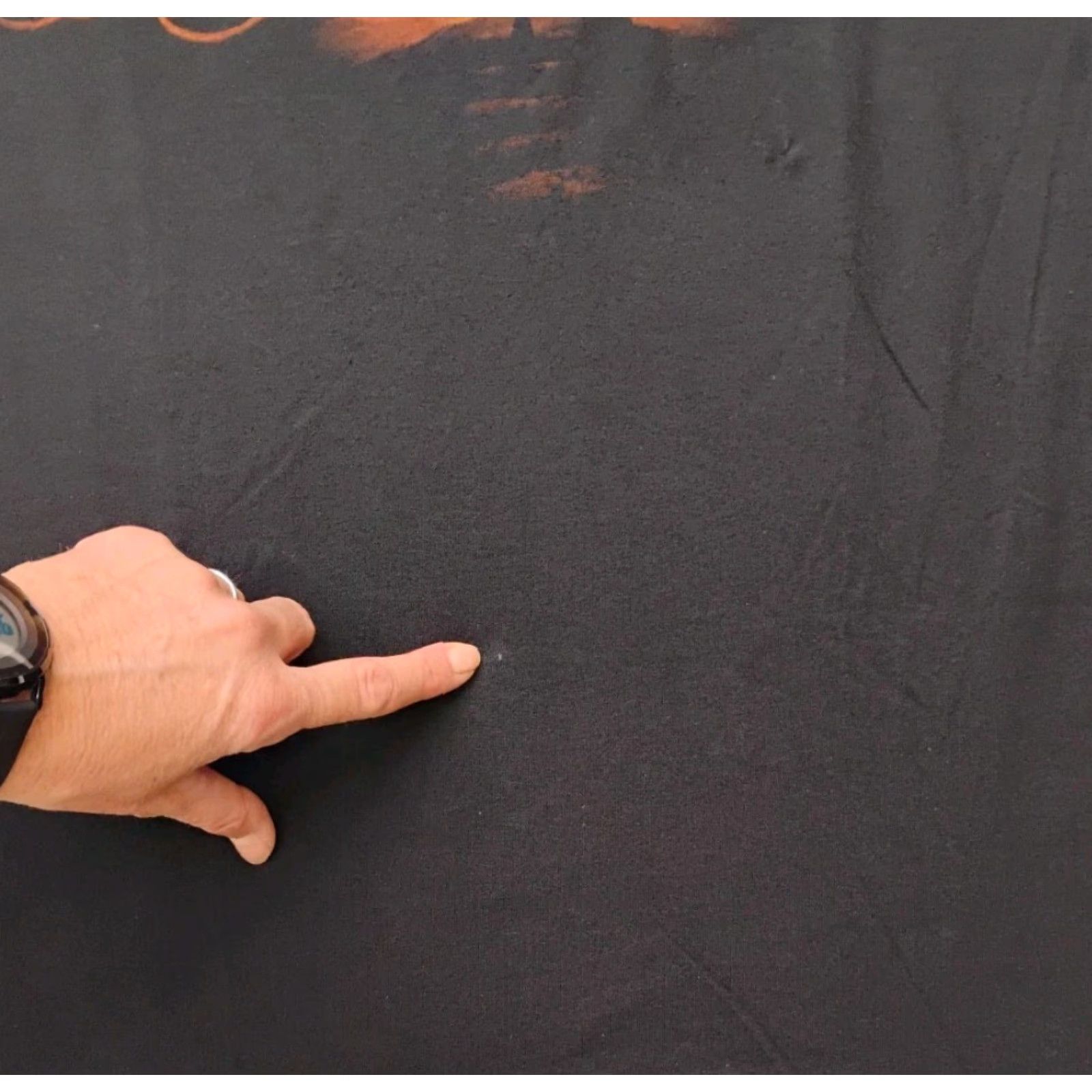 Doublet Jesus Because Of Him Double Sided Graphic T Shirt Black S Mens Short Sleeve Crew Neck Religion Christian Shirt Size US S / EU 44-46 / 1 - 3 Thumbnail