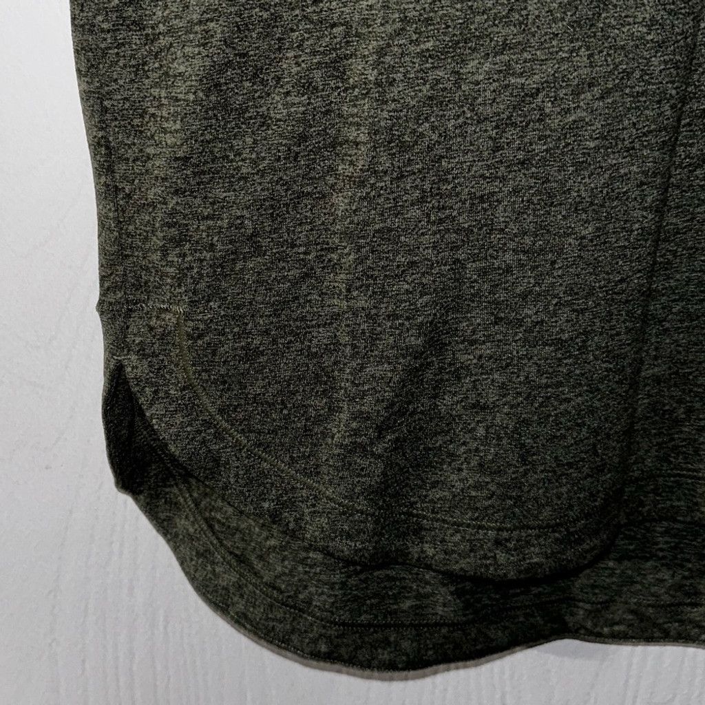 Athleta Athleta Heathered Hunter Green UpTempo Workout Tee Size XS / US 0-2 / IT 36-38 - 3 Thumbnail