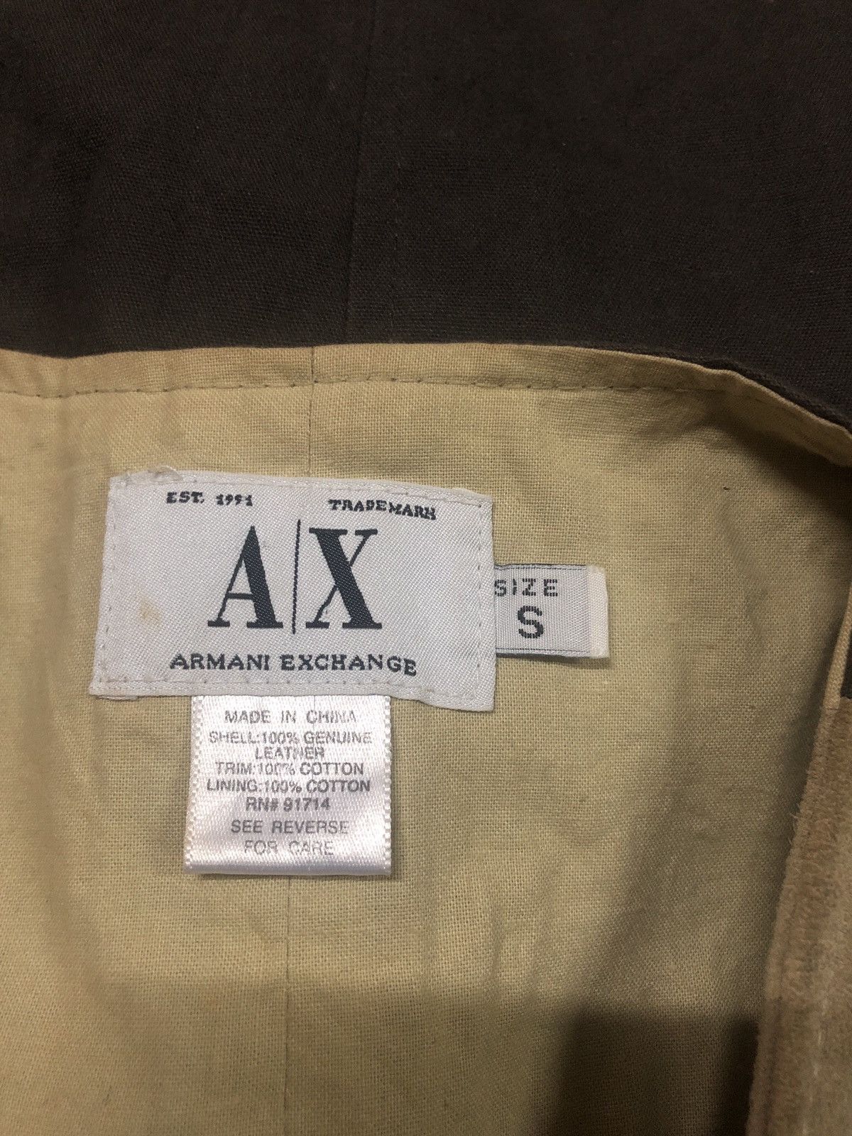 Armani Exchange × Leather Armani Exchange Hybrid Suede Vest Size US M / EU 48-50 / 2 - 3 Thumbnail