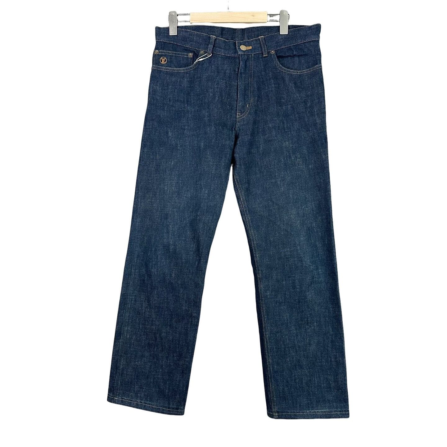 Louis Vuitton Louis Vuitton Regular Fit Indigo Denim Jeans 33 Size US 33 - 1 Thumbnail