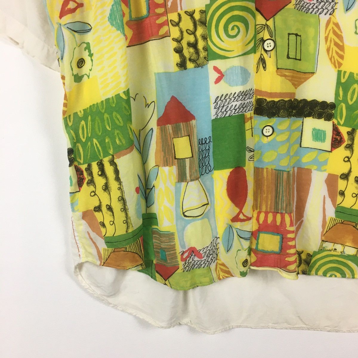 Vintage Vintage Galos By Marco Delli Rayon Shirt Size US L / EU 52-54 / 3 - 3 Thumbnail