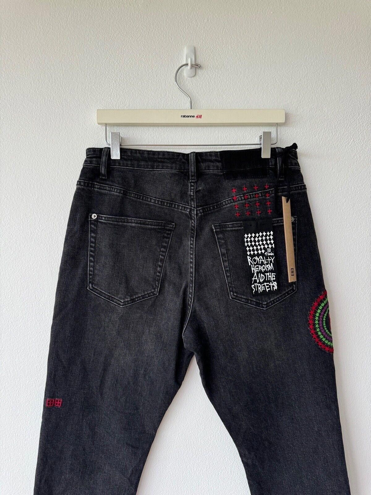 Ksubi new Ksubi mens denim jean wolfgang 32 static black grey slim Size US 32 / EU 48 - 6 Thumbnail