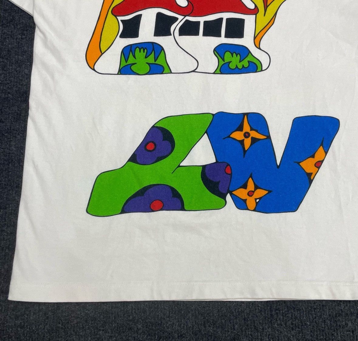 Louis Vuitton Louis Vuitton Cartoon LOGO printed T shirt with ro Size US XXL / EU 58 / 5 - 3 Thumbnail