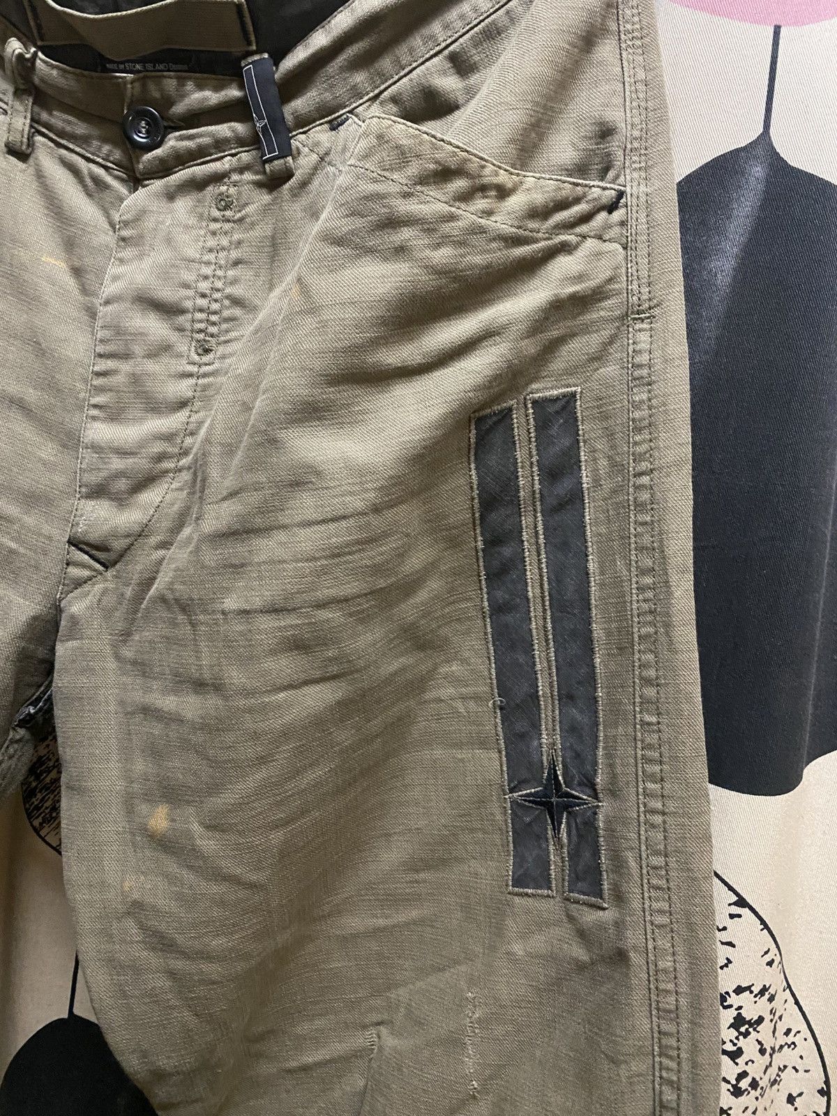 Stone Island Stone Island Denims Small Logo Cargo Style Pants Size US 34 / EU 50 - 4 Thumbnail