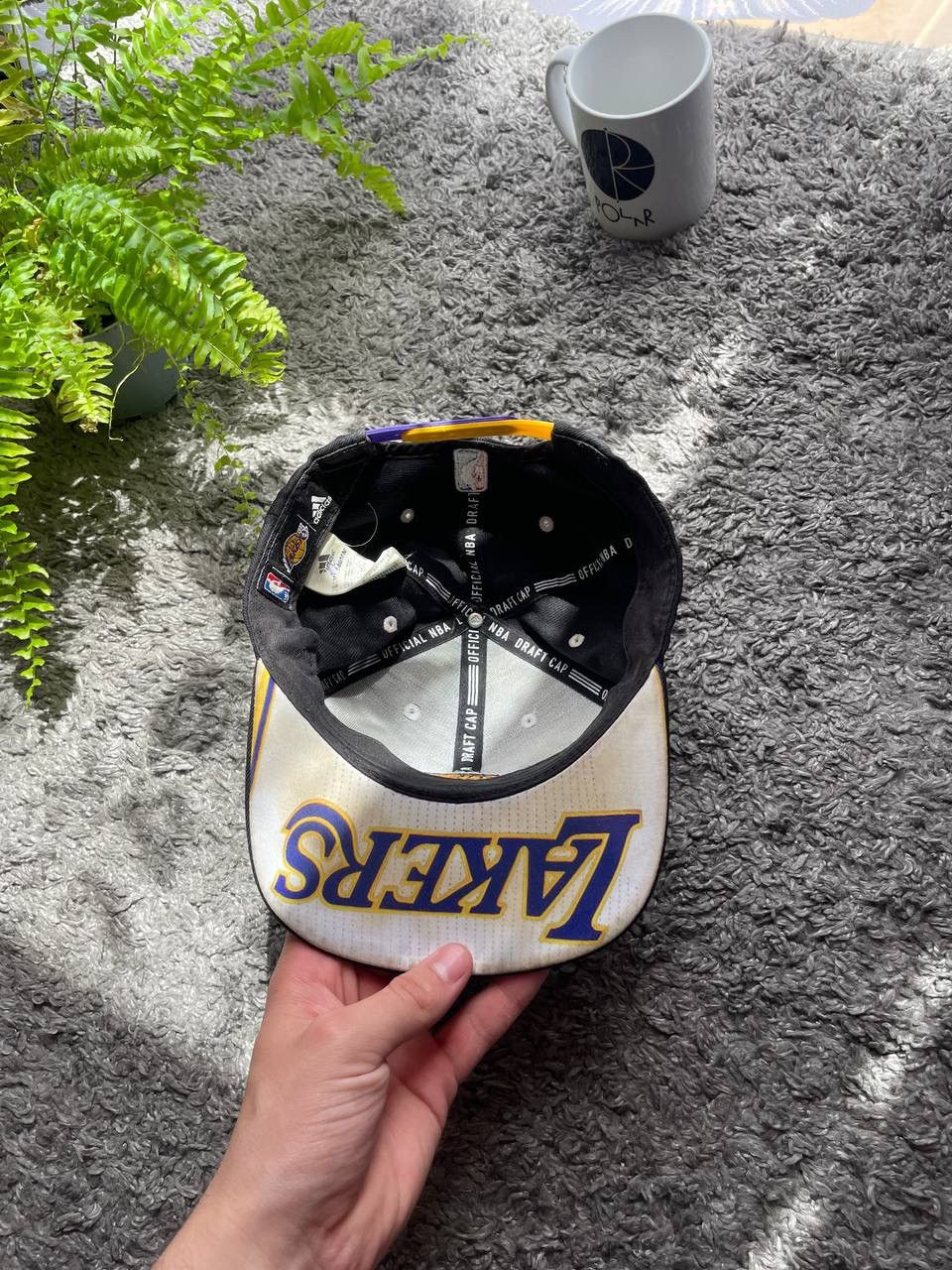 Adidas × NBA × Vintage Cap Adidas x NBA x Lakers Streetwear Basketball Logo Rare Size ONE SIZE - 4 Thumbnail