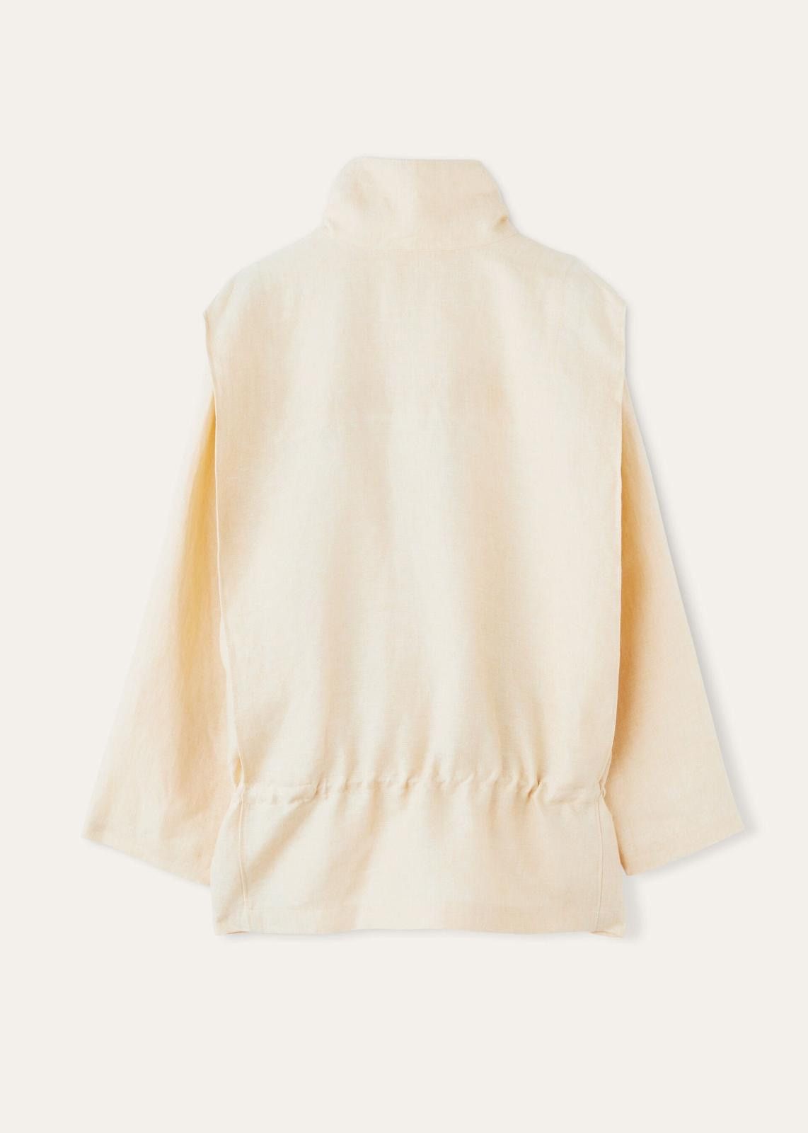 Loro Piana o1srvl11e0425 FAN7062 Dominick Jacket in Light Beige Size L / US 10 / IT 46 - 2 Thumbnail