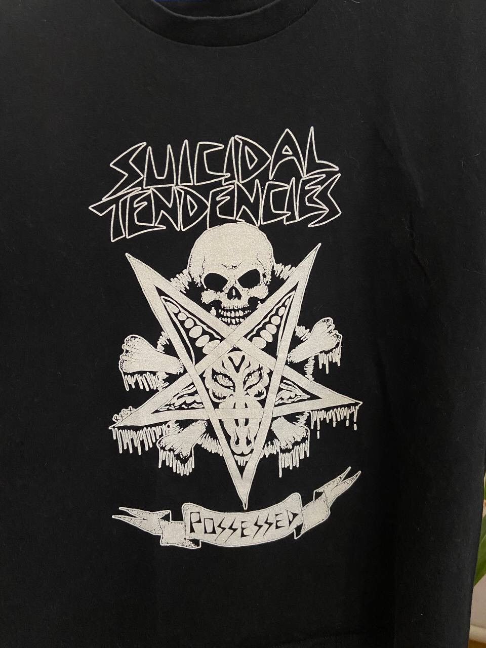 Band Tees Vintage Suicidal Tendecies Possessed Band Tees Big Logo Size US M / EU 48-50 / 2 - 11 Thumbnail