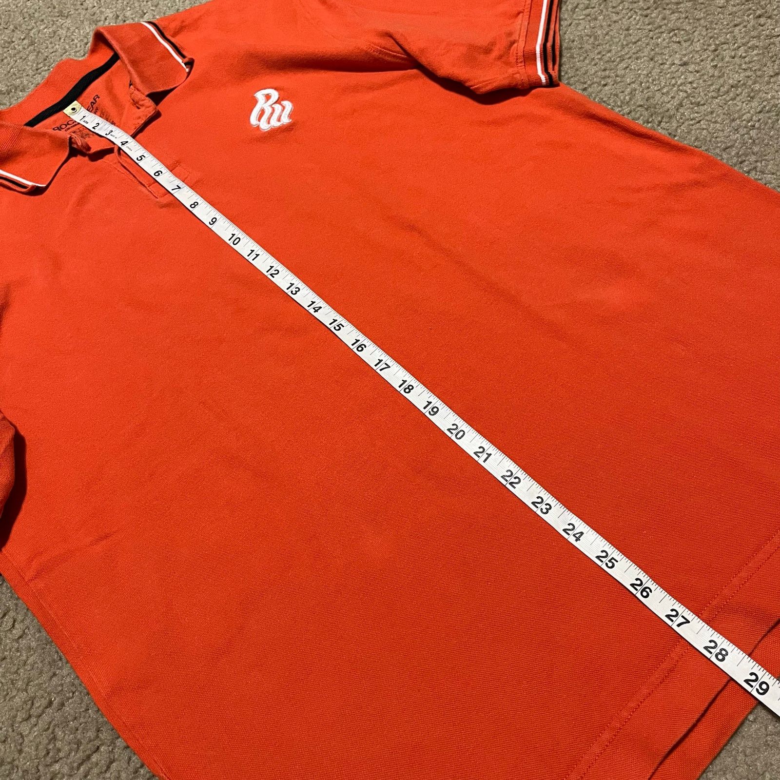 Rocawear Y2K Rocawear White Chest Logo Solid Orange Polo Shirt XL Size US XL / EU 56 / 4 - 5 Thumbnail