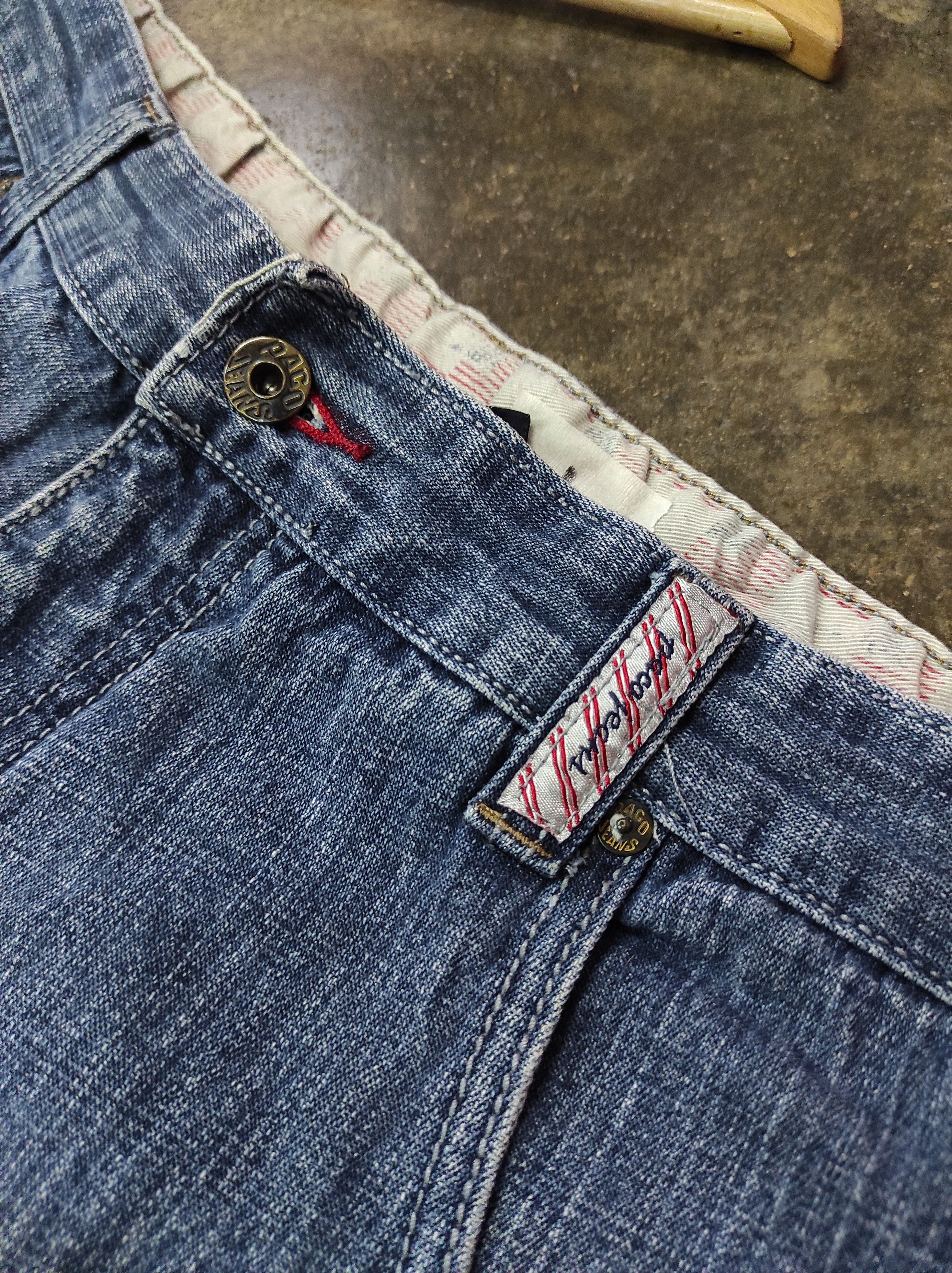 Vintage PACO JEANS BAGGY DENIM SHORT PANTS Size US 40 / EU 56 - 6 Thumbnail
