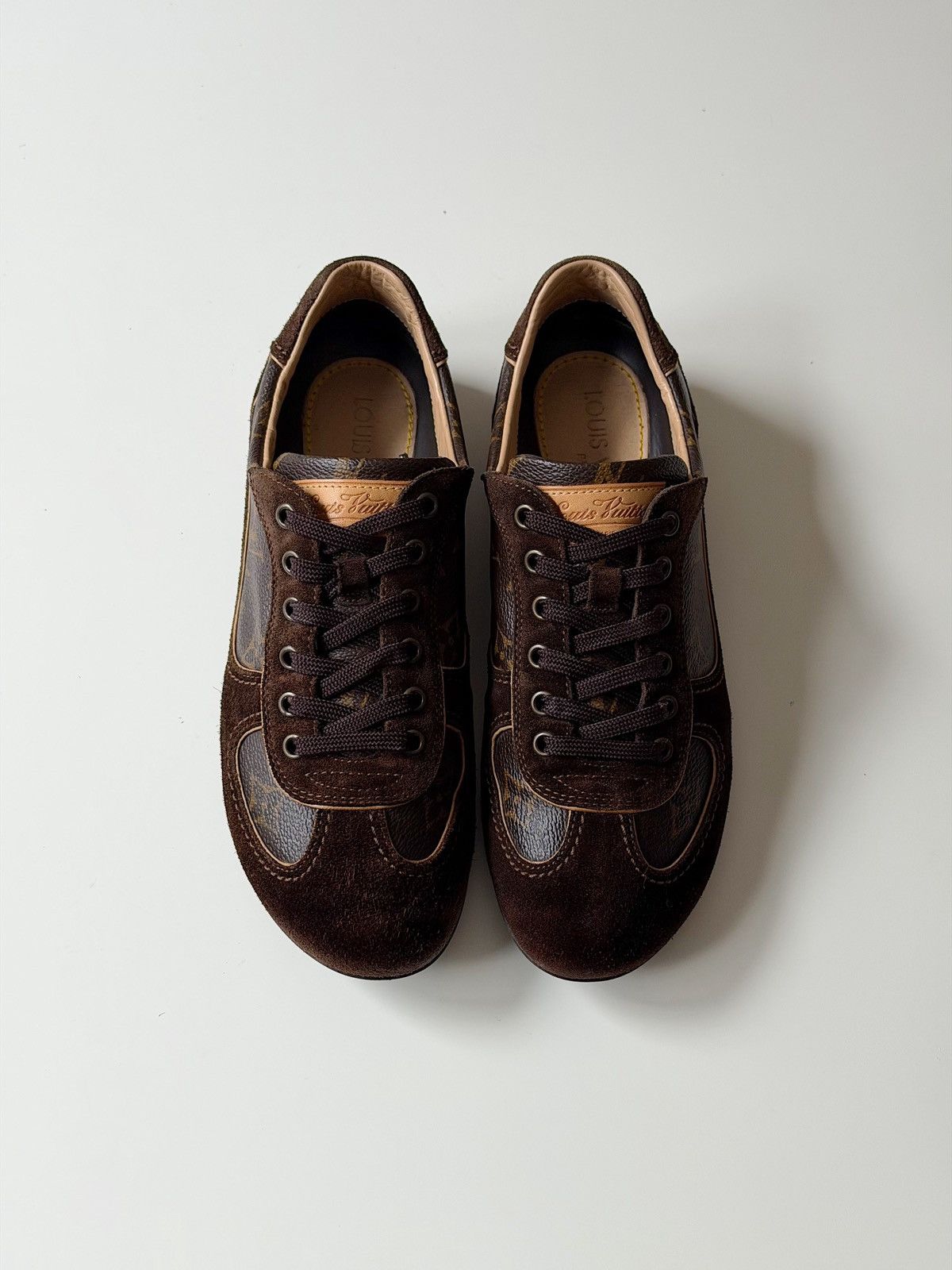 Louis Vuitton LOUIS VUITTON 2008 Monogram Low Profile Sneakers LV trainers Size US 6 / IT 36 - 5 Thumbnail