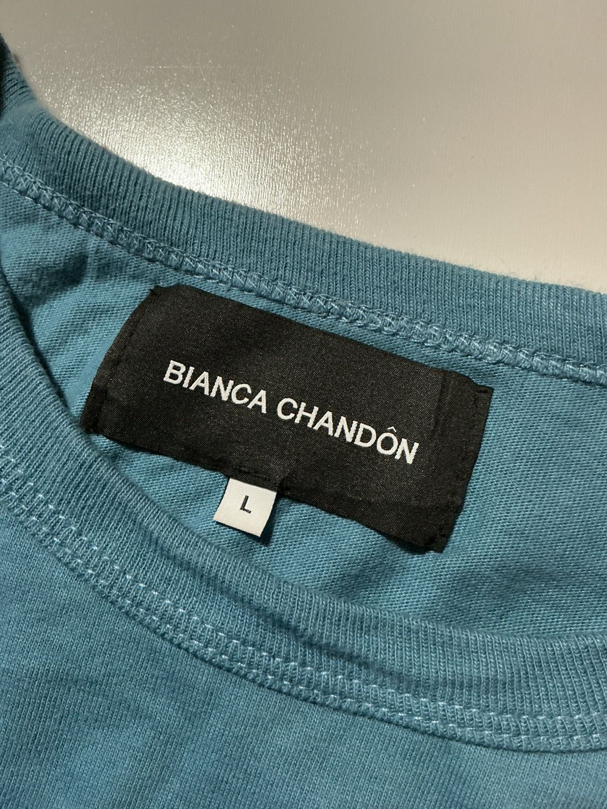 BIANCA CHANDON Bianca Chandon Lover Long Sleeve In Riverside Blue T-Shirt Size US L / EU 52-54 / 3 - 7 Thumbnail