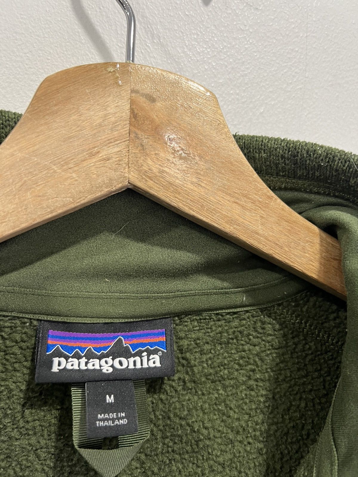 Patagonia Vintage Patagonia Quarter Zip Green Sweater Size M / US 6-8 / IT 42-44 - 4 Thumbnail