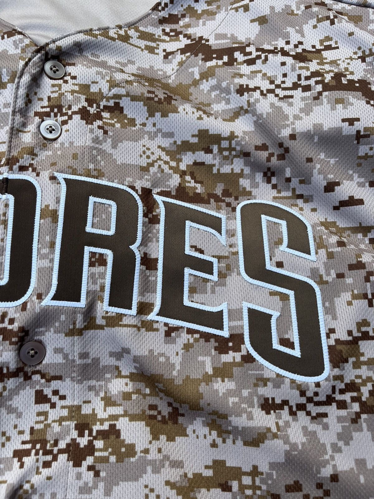MLB × Majestic Vintage Majestic San Diego Padres button jersey camo shirt Size US XXL / EU 58 / 5 - 8 Thumbnail
