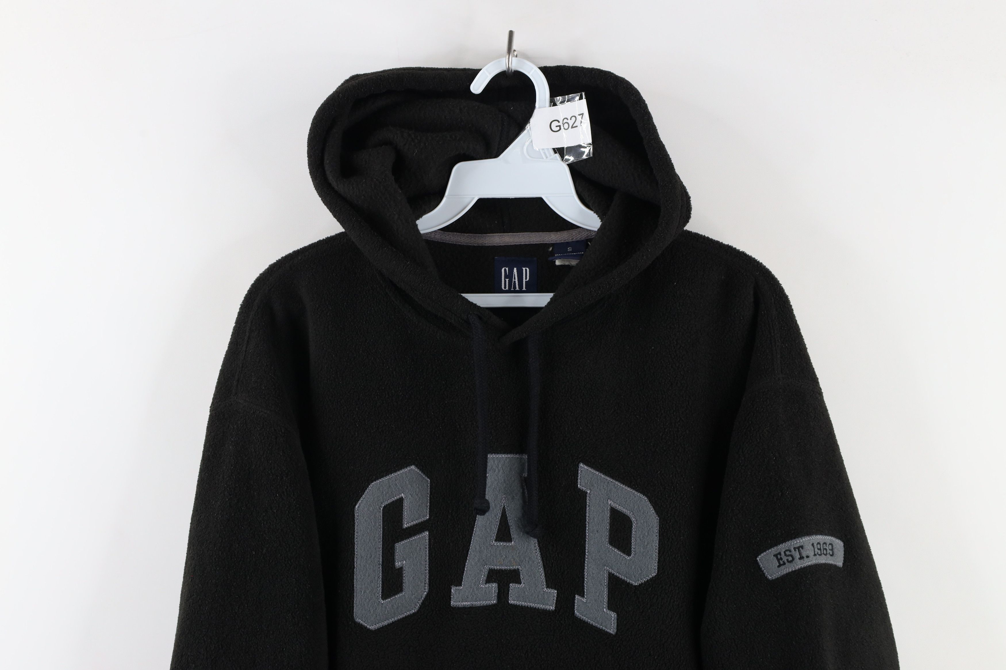 Gap × Vintage Vintage Gap Out Block Letter Fleece Hoodie Sweatshirt Black Size US S / EU 44-46 / 1 - 2 Thumbnail