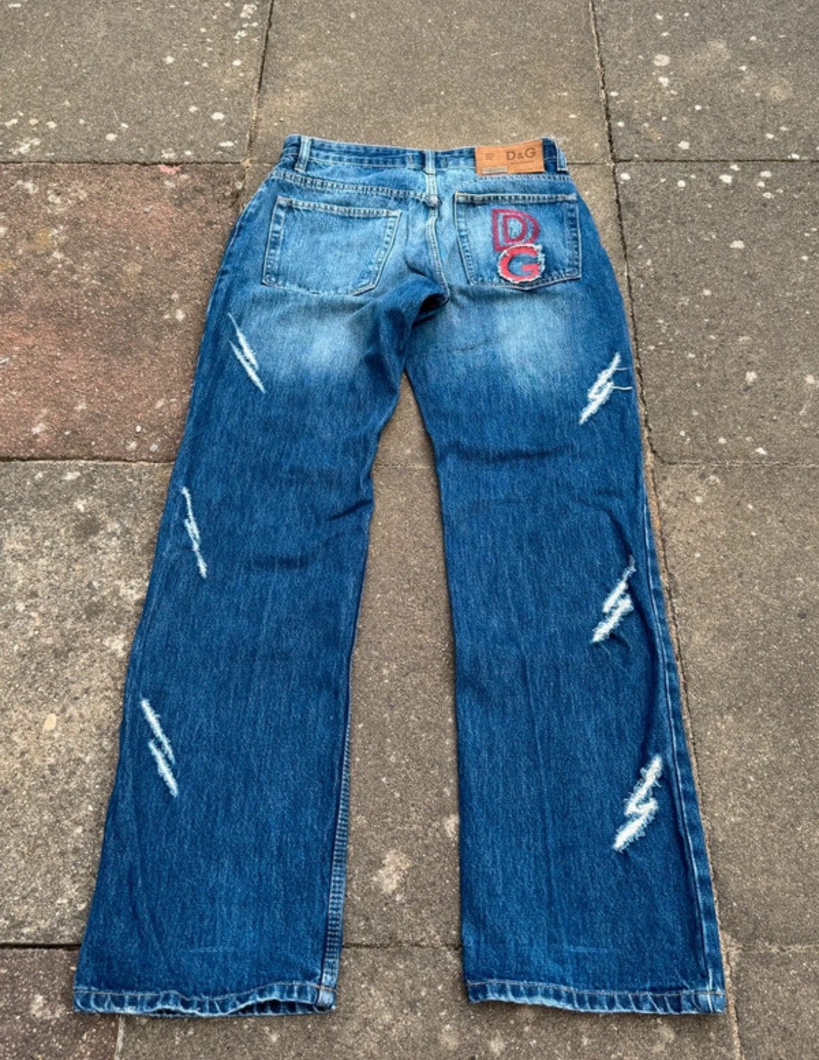 Dolce & Gabbana Vintage Dolce & Gabbana Distressed Jeans Size US 29 - 2 Thumbnail