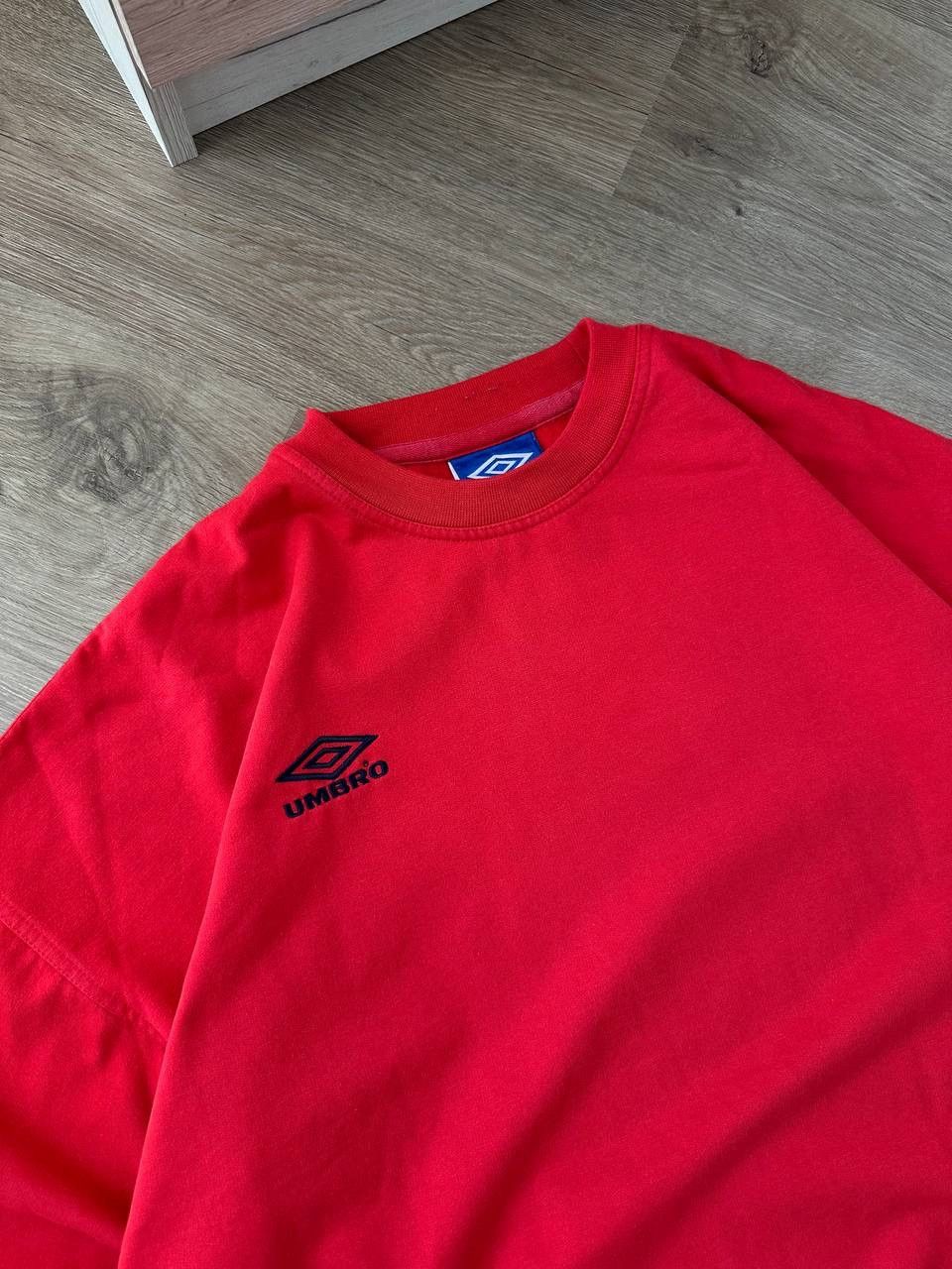 Umbro × Vintage Vintage Umbro Red Sportswear Big Logo Sweatshirt Size US XL / EU 56 / 4 - 6 Thumbnail