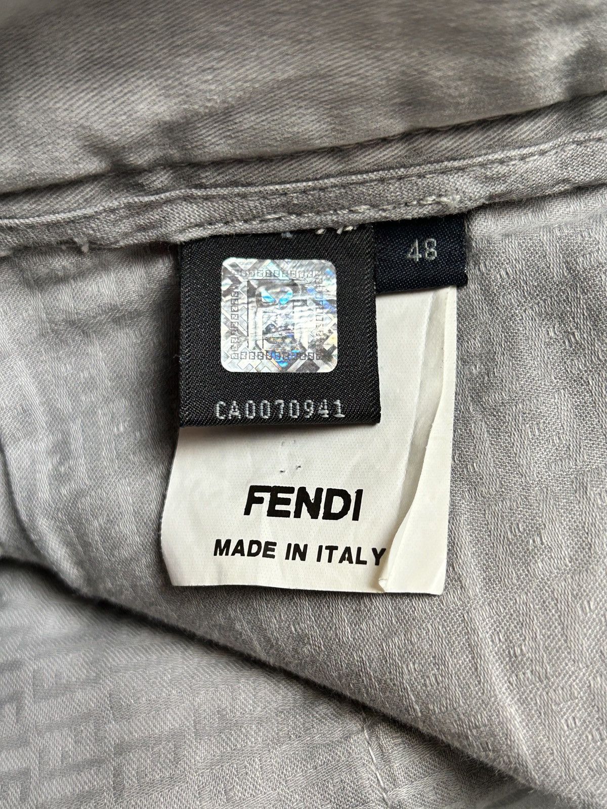 Fendi Fendi Sartorial Trousers Straight Pants Chinos Grey 48 Size US 32 / EU 48 - 12 Thumbnail