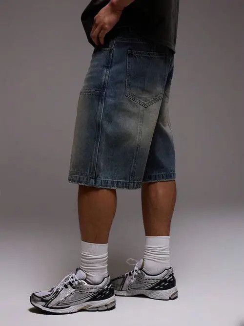 Jean Honoka x Saki Vintage Retro 90s jeans jorts shorts Size US 32 / EU 48 - 3 Thumbnail