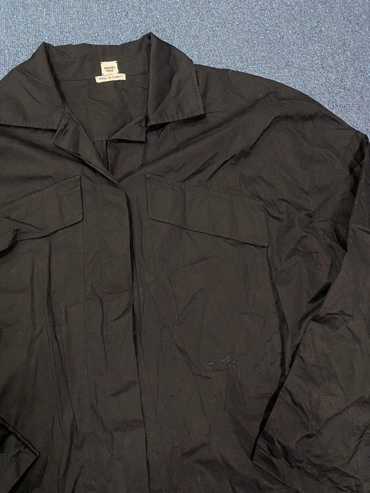 Hermes Hermes x Margiela L/S Button Up Multi Pocket Cotton Shirt Size XS / US 0-2 / IT 36-38 - 3 Thumbnail