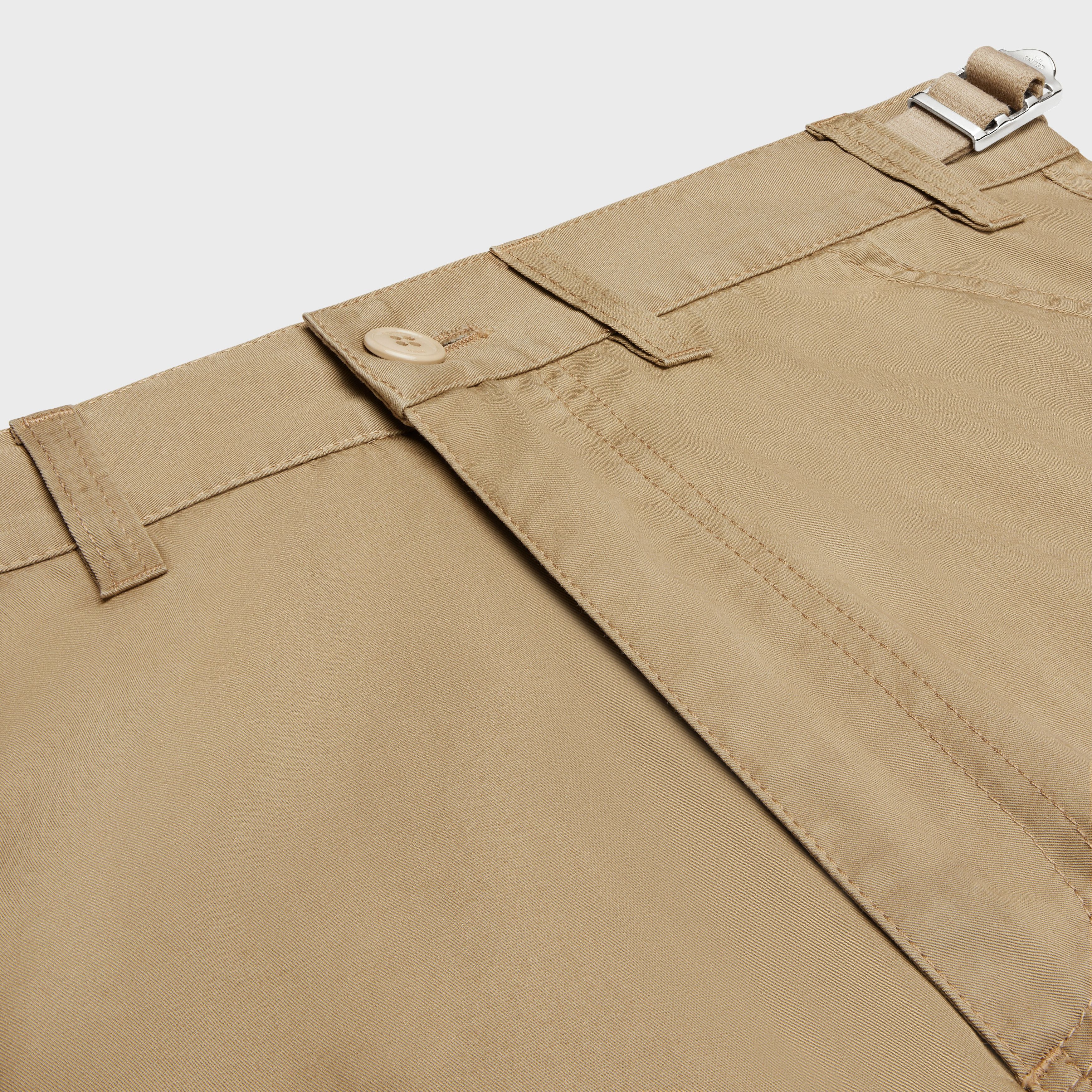 Celine o1bcso1str0925 2Z603219I Cargo Pant in Beige Size US 30 / EU 46 - 3 Thumbnail
