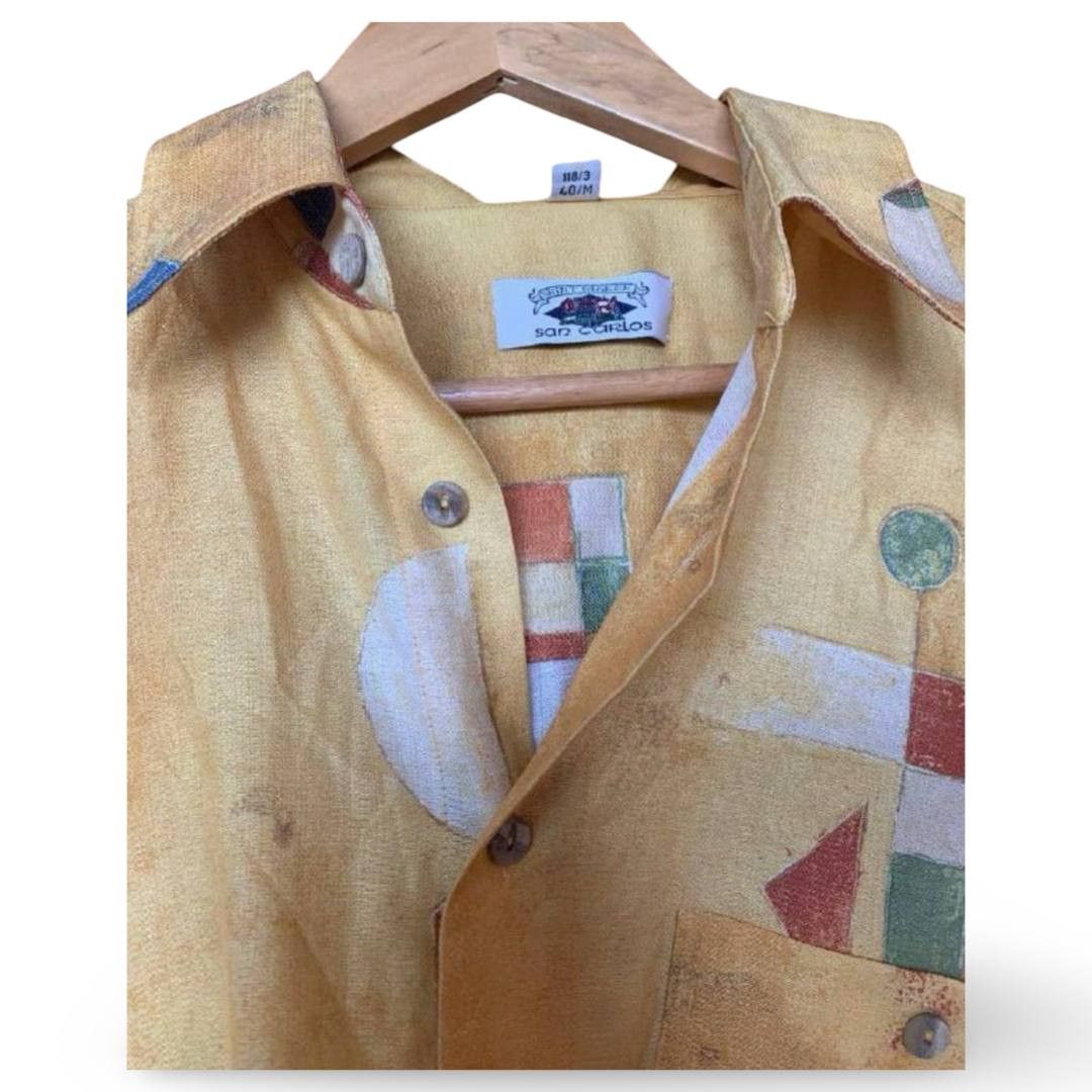 Vintage VTG coloured shirt #495 Size US M / EU 48-50 / 2 - 2 Thumbnail