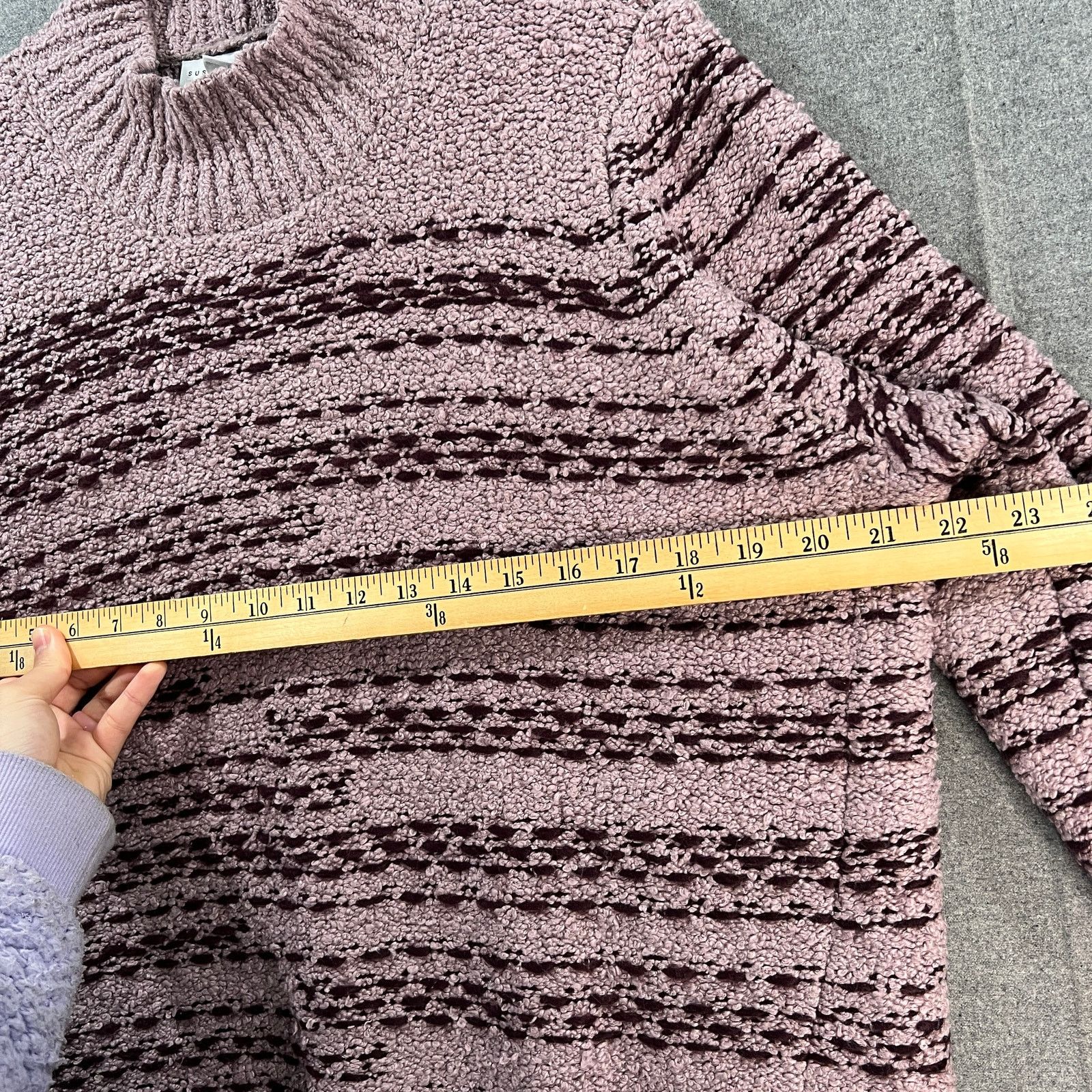 Other Susan Graver Turtleneck Sweater with Forward Seams Size XL / US 12-14 / IT 48-50 - 5 Thumbnail