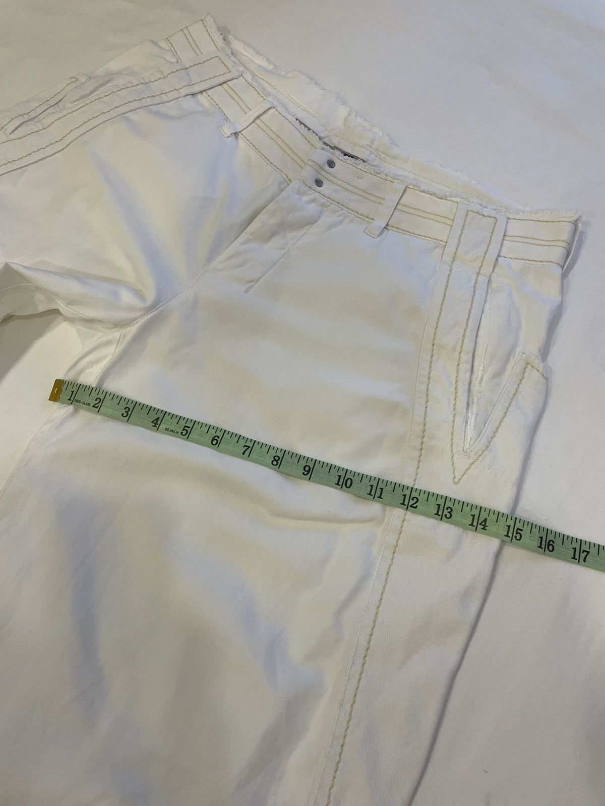 Marithe + Francois Girbaud × Vintage Le Jean De Marithe Francois Girbaud rap shorts Size US 33 - 14 Thumbnail