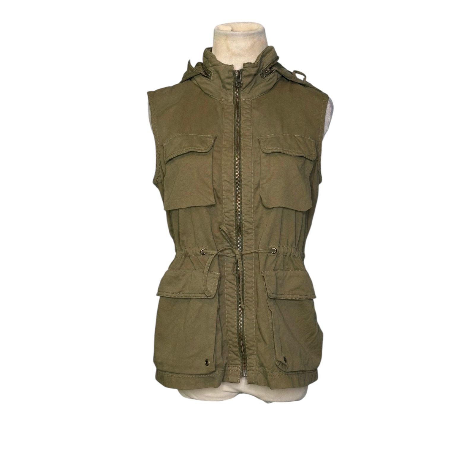 J.Crew J.Crew Classic twill Chino green hoodie vest jacket size XS Size XS / US 0-2 / IT 36-38 - 10 Thumbnail