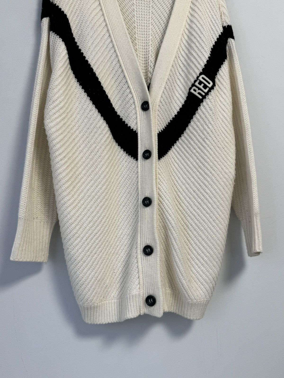 RED Valentino Red Valentino Women’s Knit Cardigan Sweater V-Neck Button Size S / US 4 / IT 40 - 3 Thumbnail