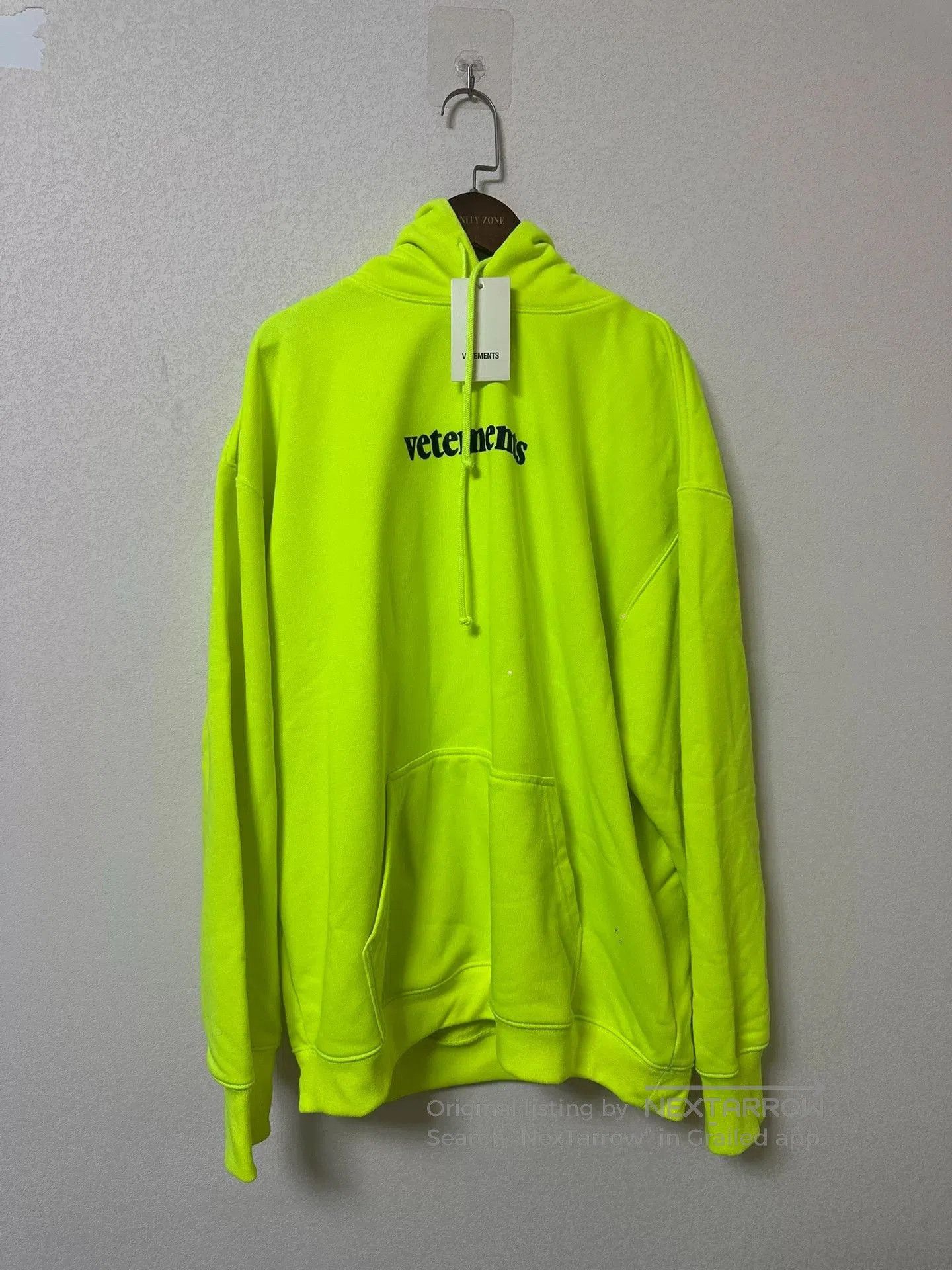 Vetements Vetements Fluorescent Yellow Hoodie. Size US M / EU 48-50 / 2 - 1 Thumbnail