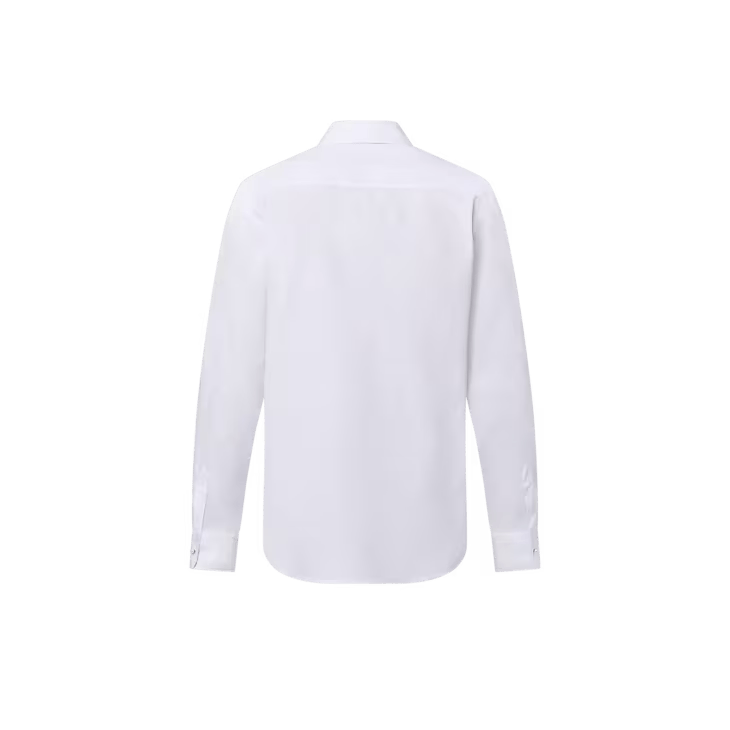 Louis Vuitton Bib Front Cotton Evening Shirt - 41 3L Size 42S - 4 Thumbnail