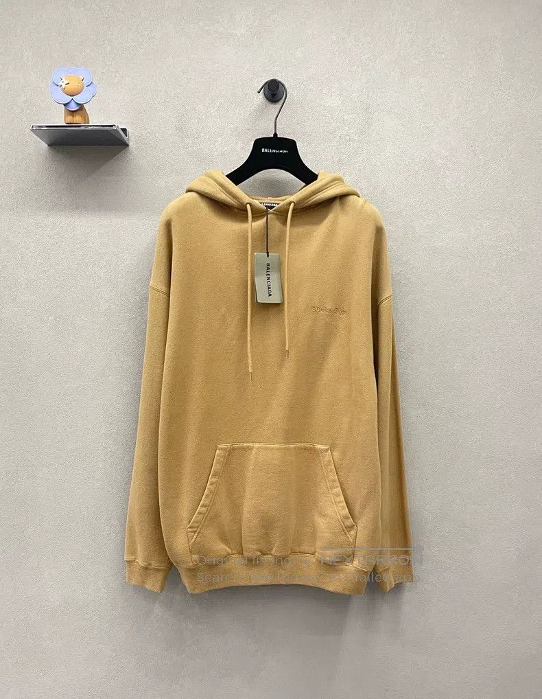 Balenciaga Balenciaga Khaki Sweatshirt Size US S / EU 44-46 / 1 - 1 Thumbnail