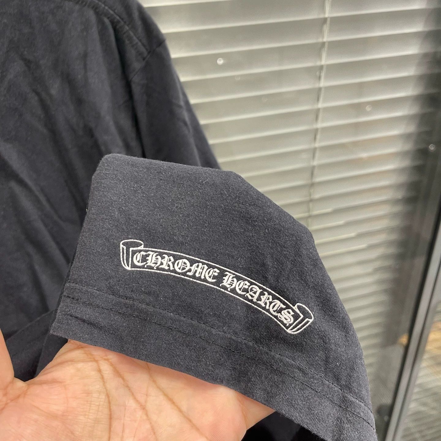 Chrome Hearts Chrome Hearts Black Flame Sanskrit Short Sleeve L Size US L / EU 52-54 / 3 - 7 Thumbnail