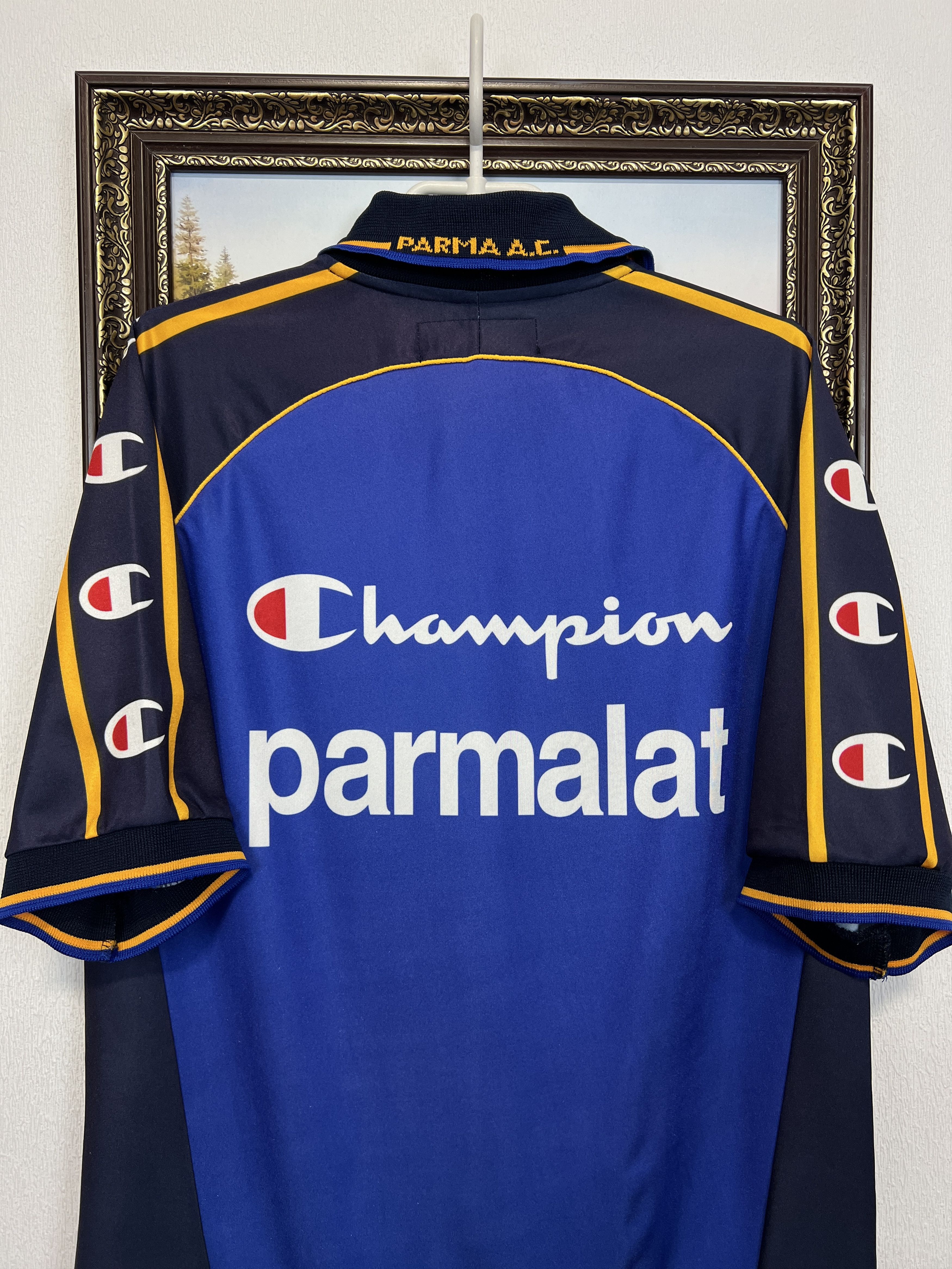Champion Vintage Parma Football Train Shirt Soccer Maglia Jersey Size US L / EU 52-54 / 3 - 9 Thumbnail