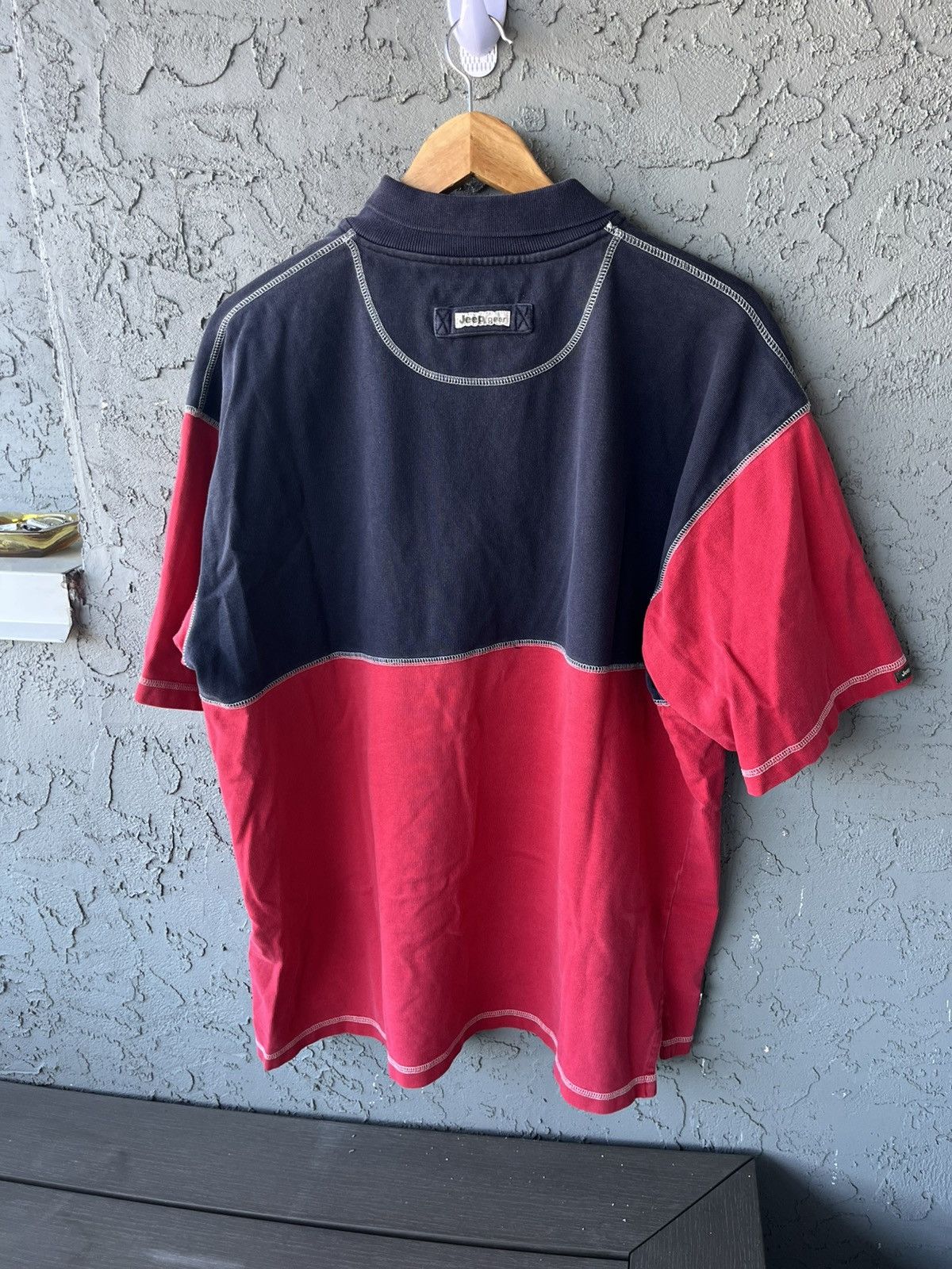 Vintage Vintage 90's JEEP Gear Polo Shirt Size XL Size US XL / EU 56 / 4 - 5 Thumbnail
