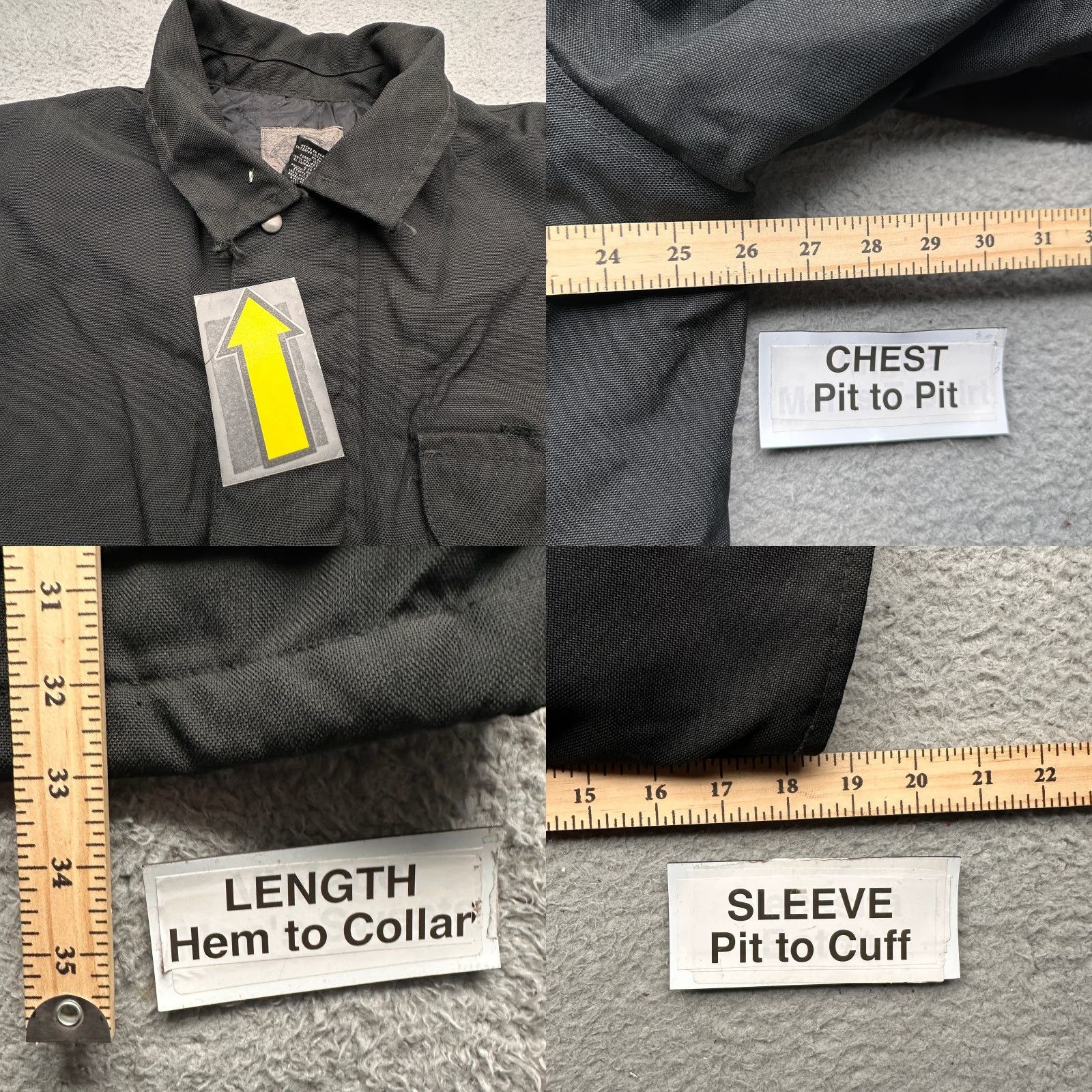 Dickies Dickies Dallas Zoo Patch Jacket Black Cordura Men Large Nylon Quilted Lining Workwear Chore Coat Size US L / EU 52-54 / 3 - 8 Thumbnail