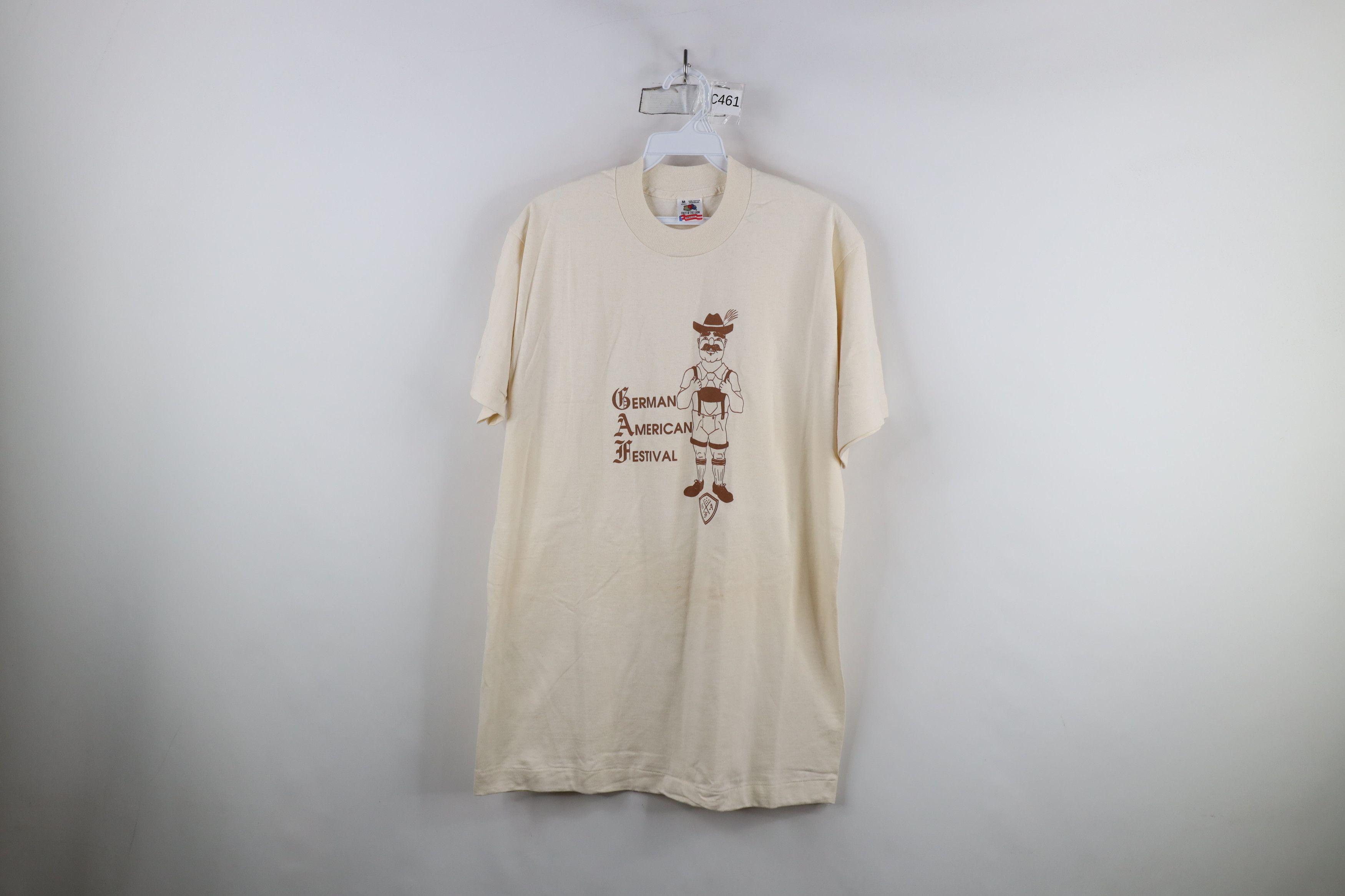 Vintage Vintage 90s Streetwear German American Festival T-Shirt USA Size US M / EU 48-50 / 2 - 1 Thumbnail