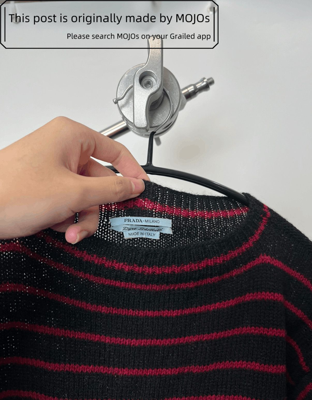 Prada Sz 50 Prada 16SS Rabbit Arrow Knitwear mojos2004 Size US M / EU 48-50 / 2 - 3 Thumbnail